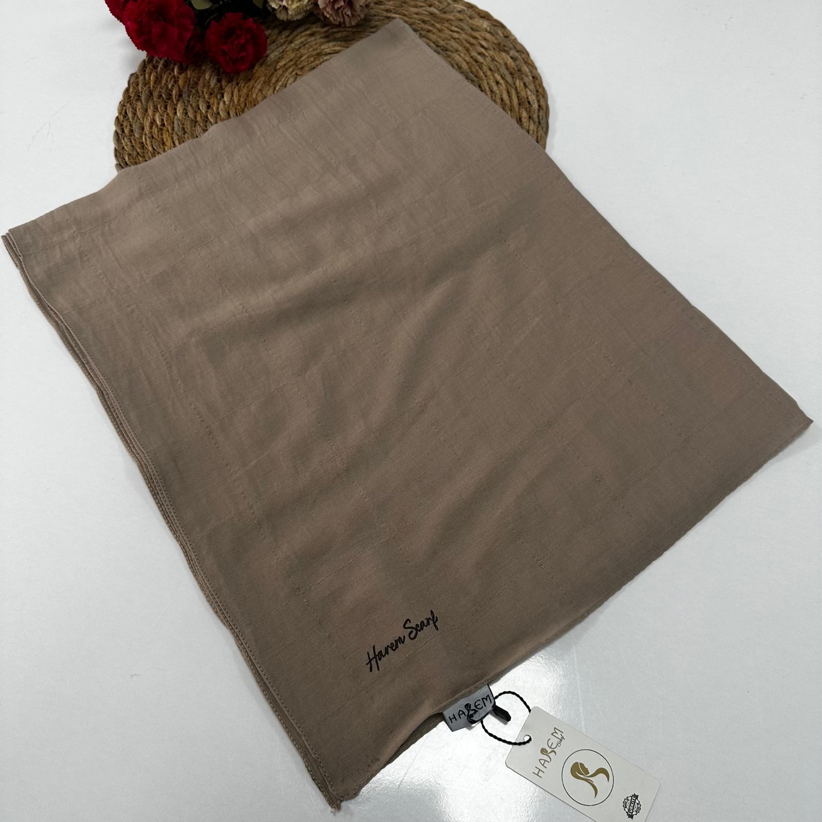 Harem Nilda Pamuk Şal Latte HFN0111