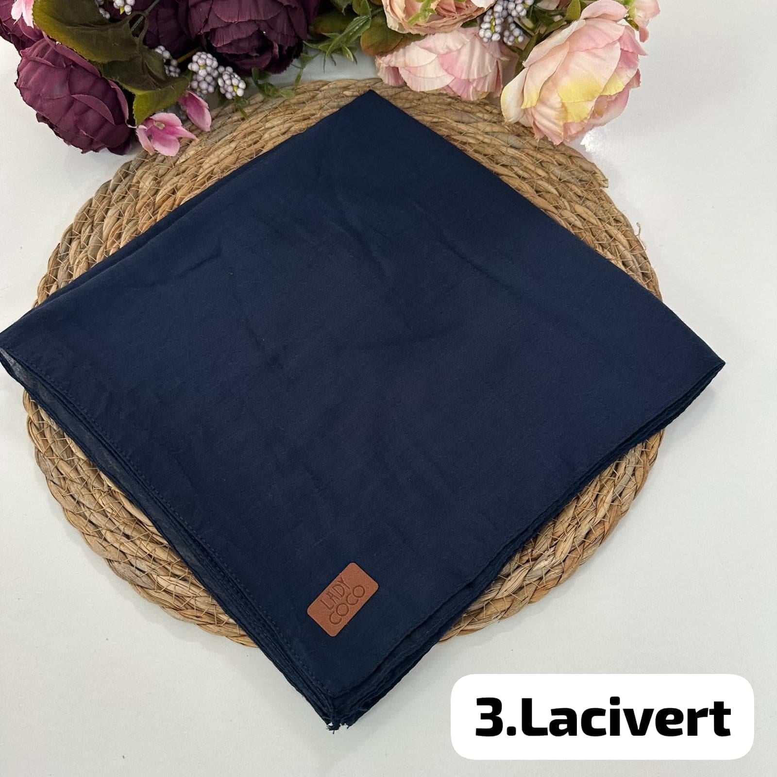 Lady Coco Rami Eşarp Lacivert PRE0203