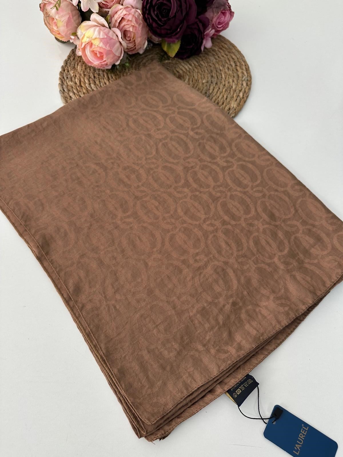 L'AUREL Soft Pamuklu Şal Halka Desen LBD3611