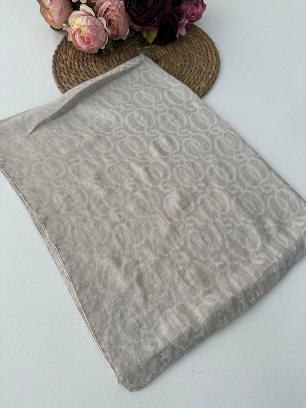 L'AUREL Soft Pamuklu Şal Halka Desen LBD3616