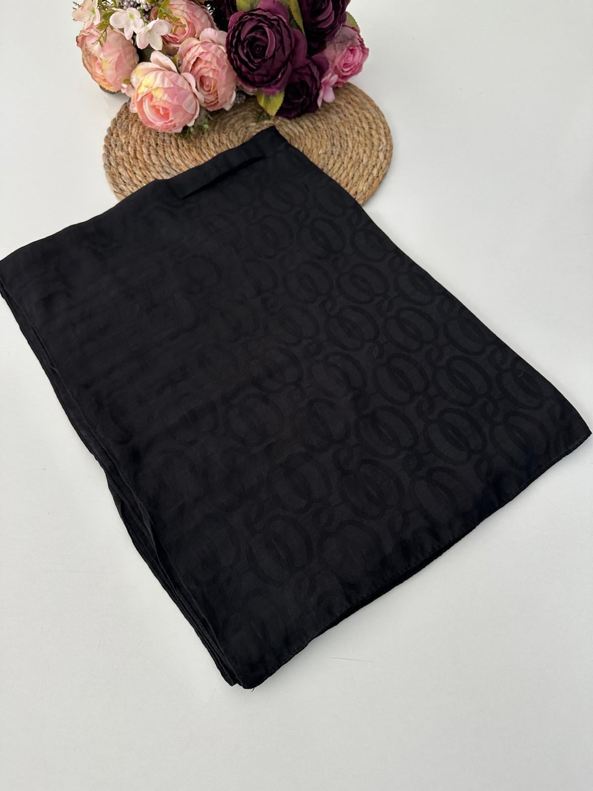 L'AUREL Soft Pamuklu Şal Halka Desen LBD3601