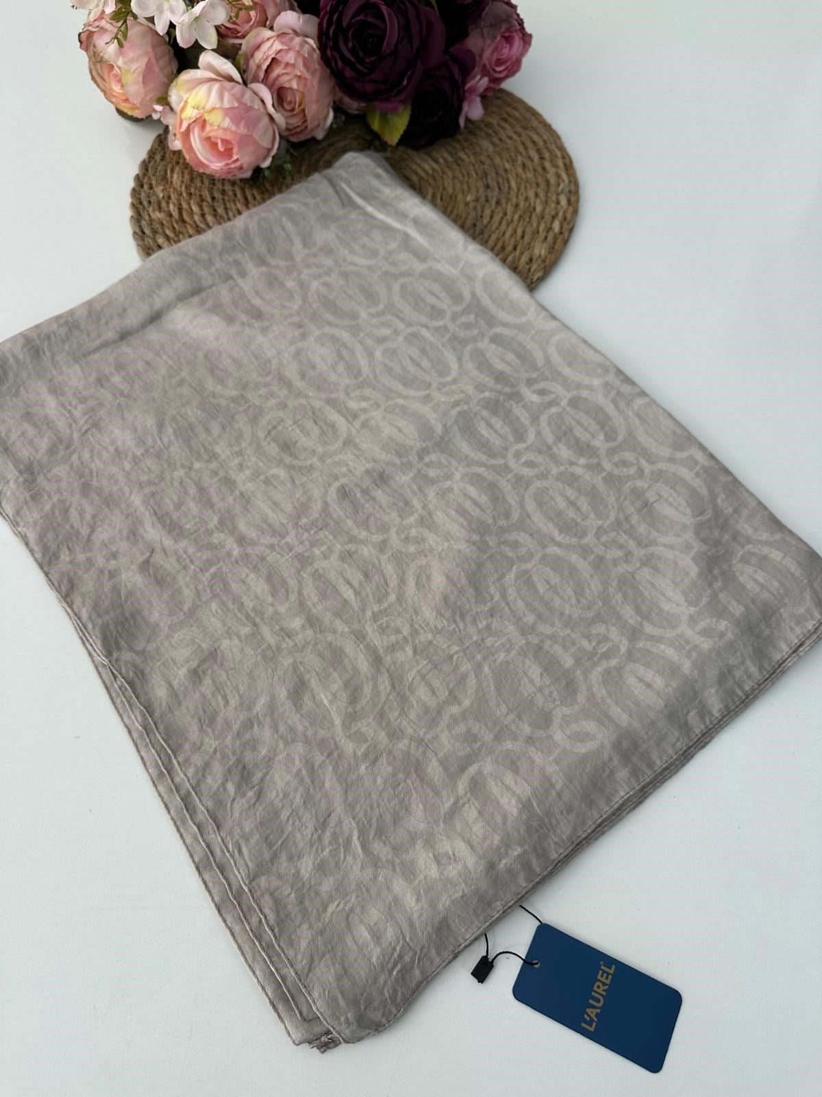 L'AUREL Soft Pamuklu Şal Halka Desen LBD3615