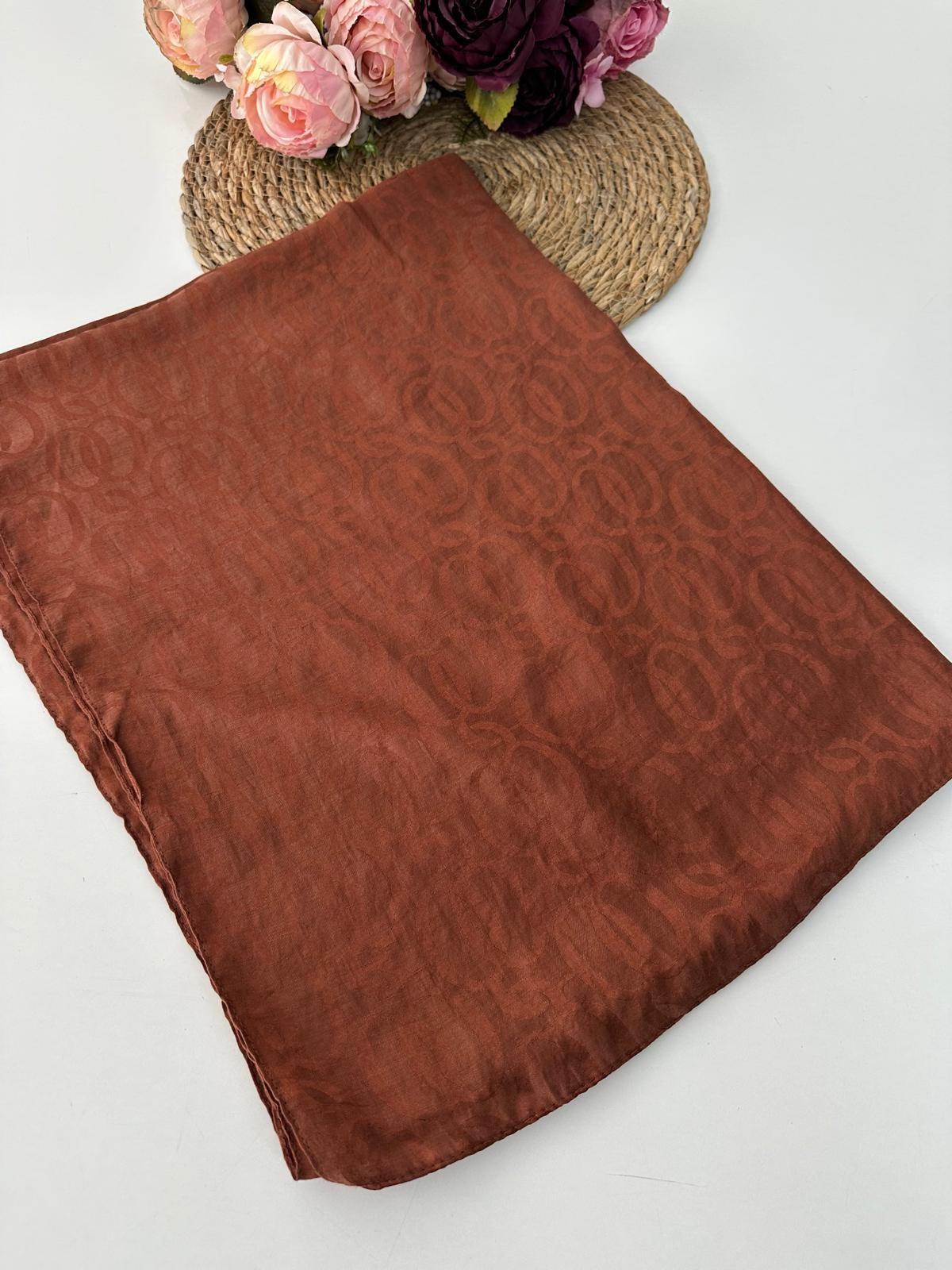 L'AUREL Soft Pamuklu Şal Halka Desen LBD3612