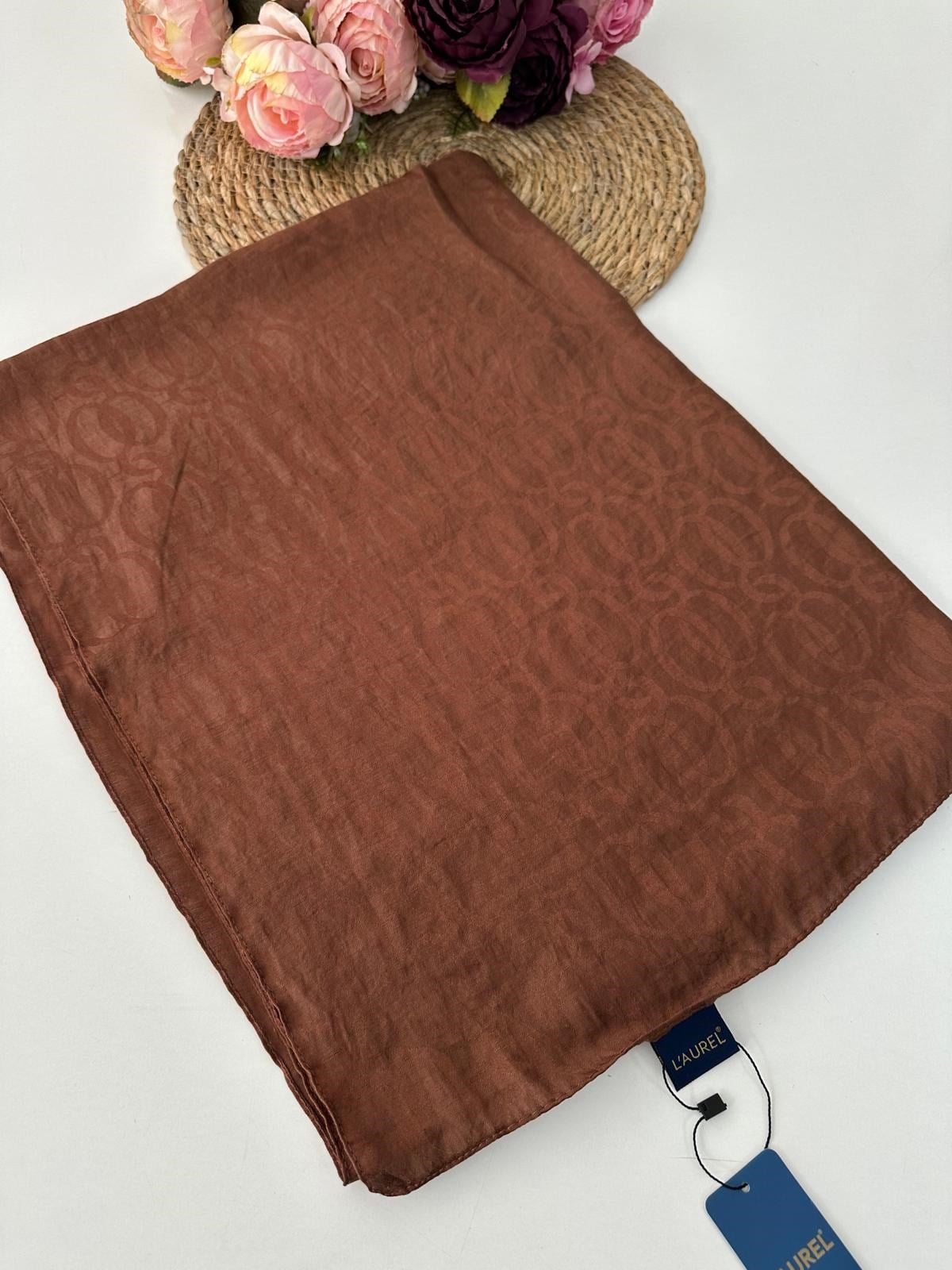 L'AUREL Soft Pamuklu Şal Halka Desen LBD3609