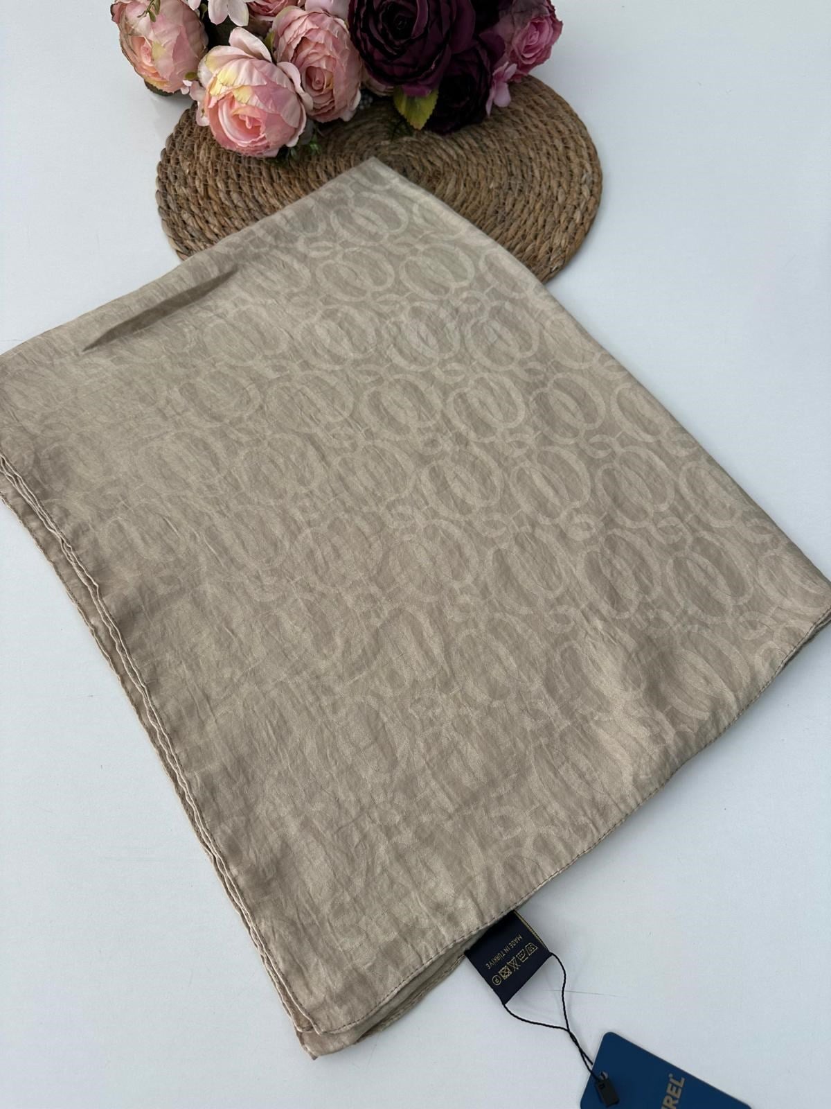 L'AUREL Soft Pamuklu Şal Halka Desen LBD3606