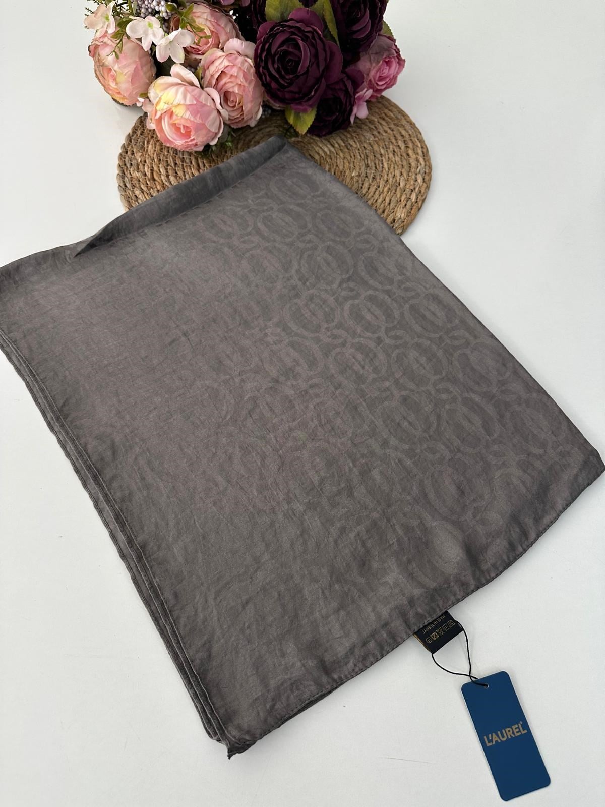 L'AUREL Soft Pamuklu Şal Halka Desen LBD3607