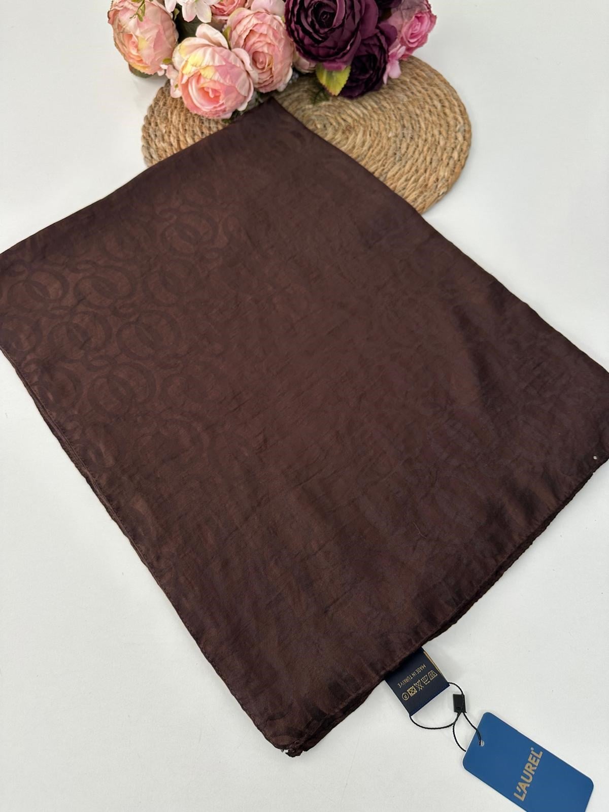 L'AUREL Soft Pamuklu Şal Halka Desen LBD3613