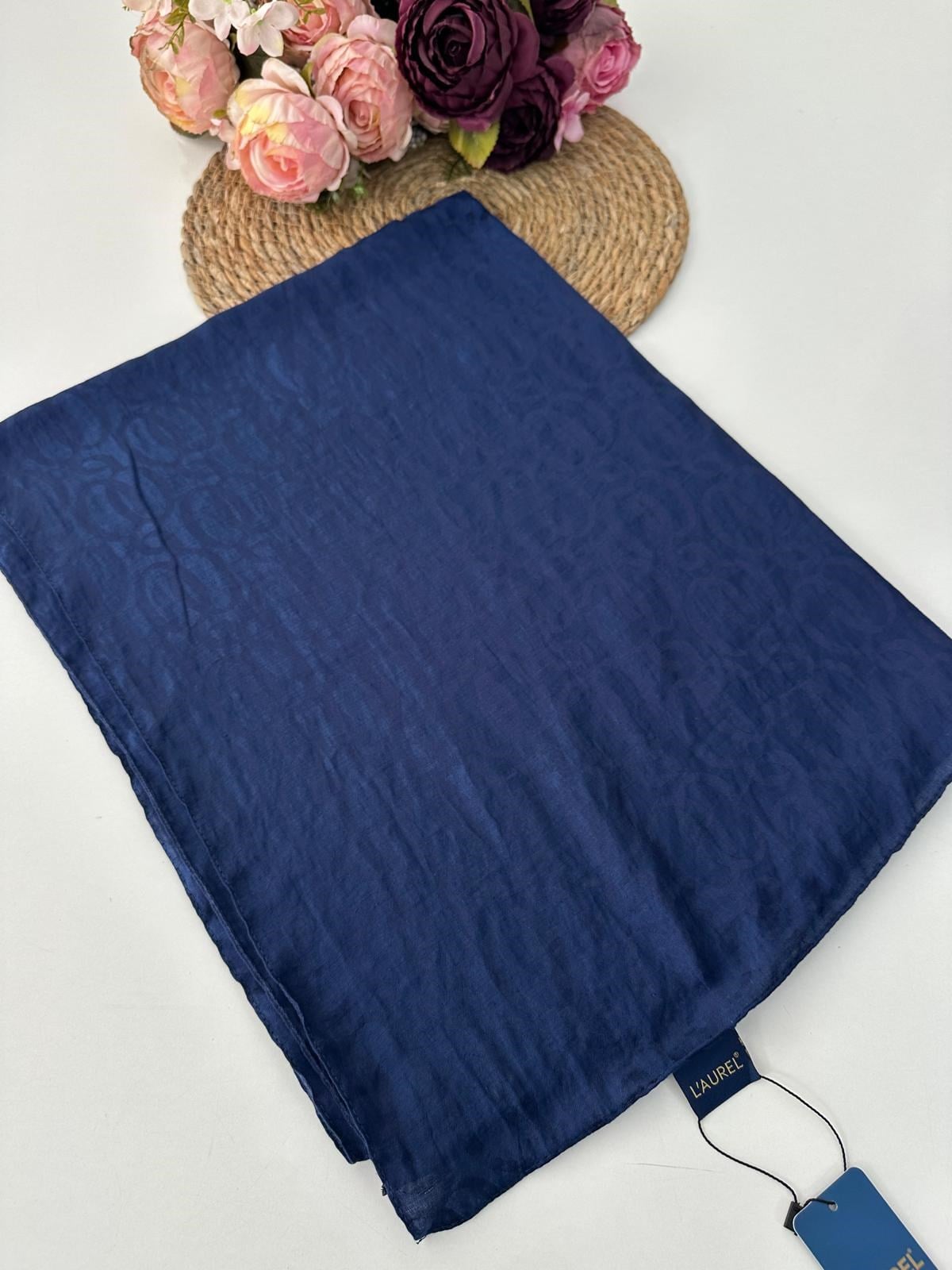 L'AUREL Soft Pamuklu Şal Halka Desen LBD3618