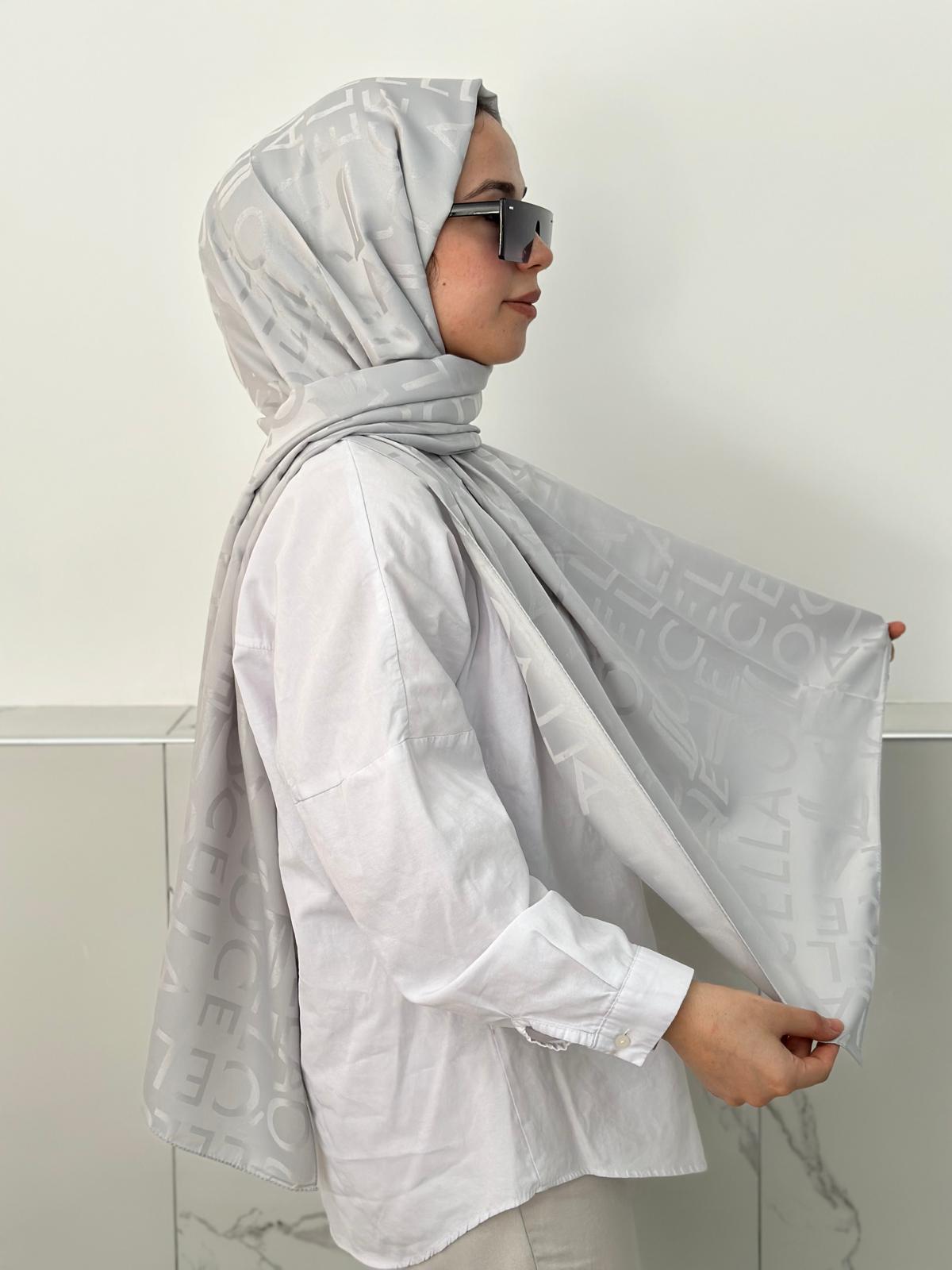 Locella Jakar Şal Gümüş JSL1120