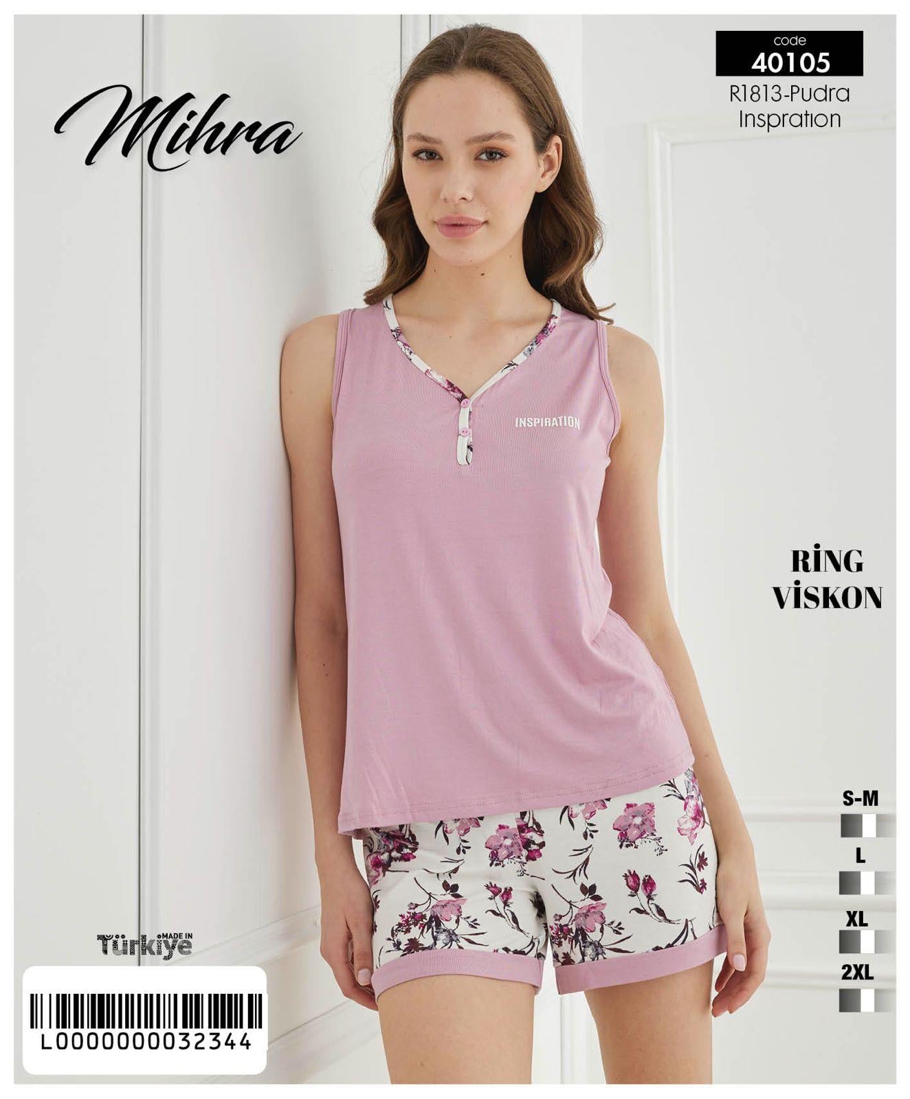 Mihra Ring Viskon Atletli Şortlu Takım PJS1101