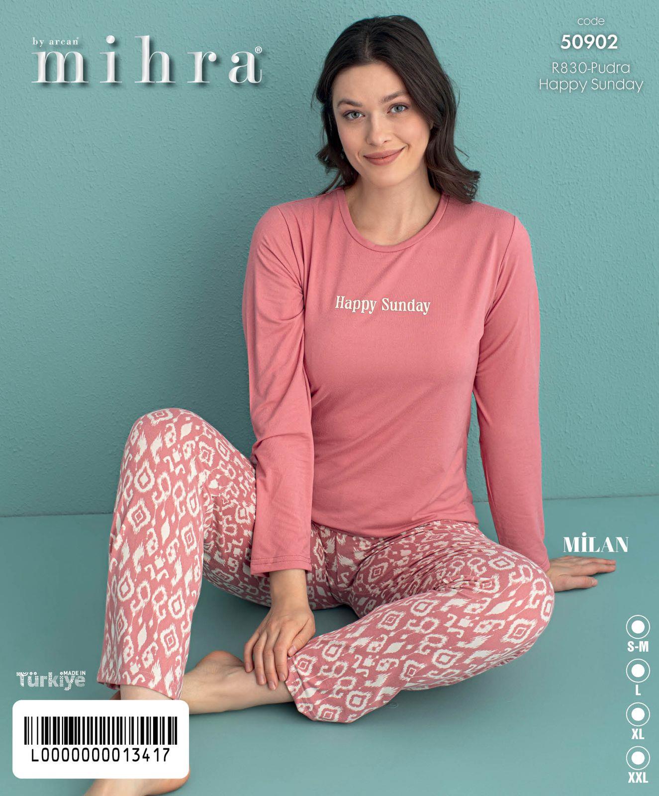 Milan Basic Uzunkol Pijama Takımı  PJT4101