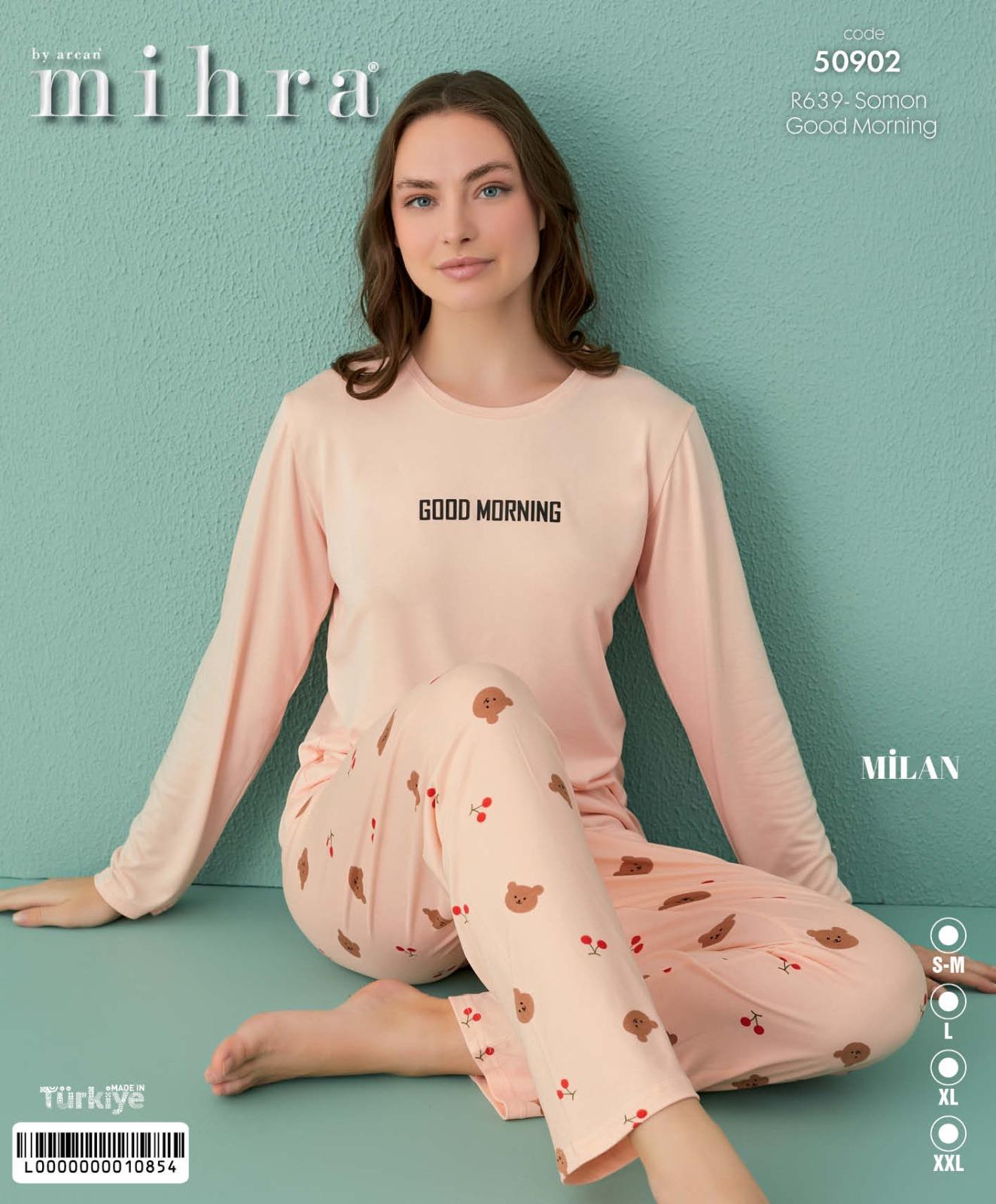 Milan Basic Uzunkol Pijama Takımı  PJT4201