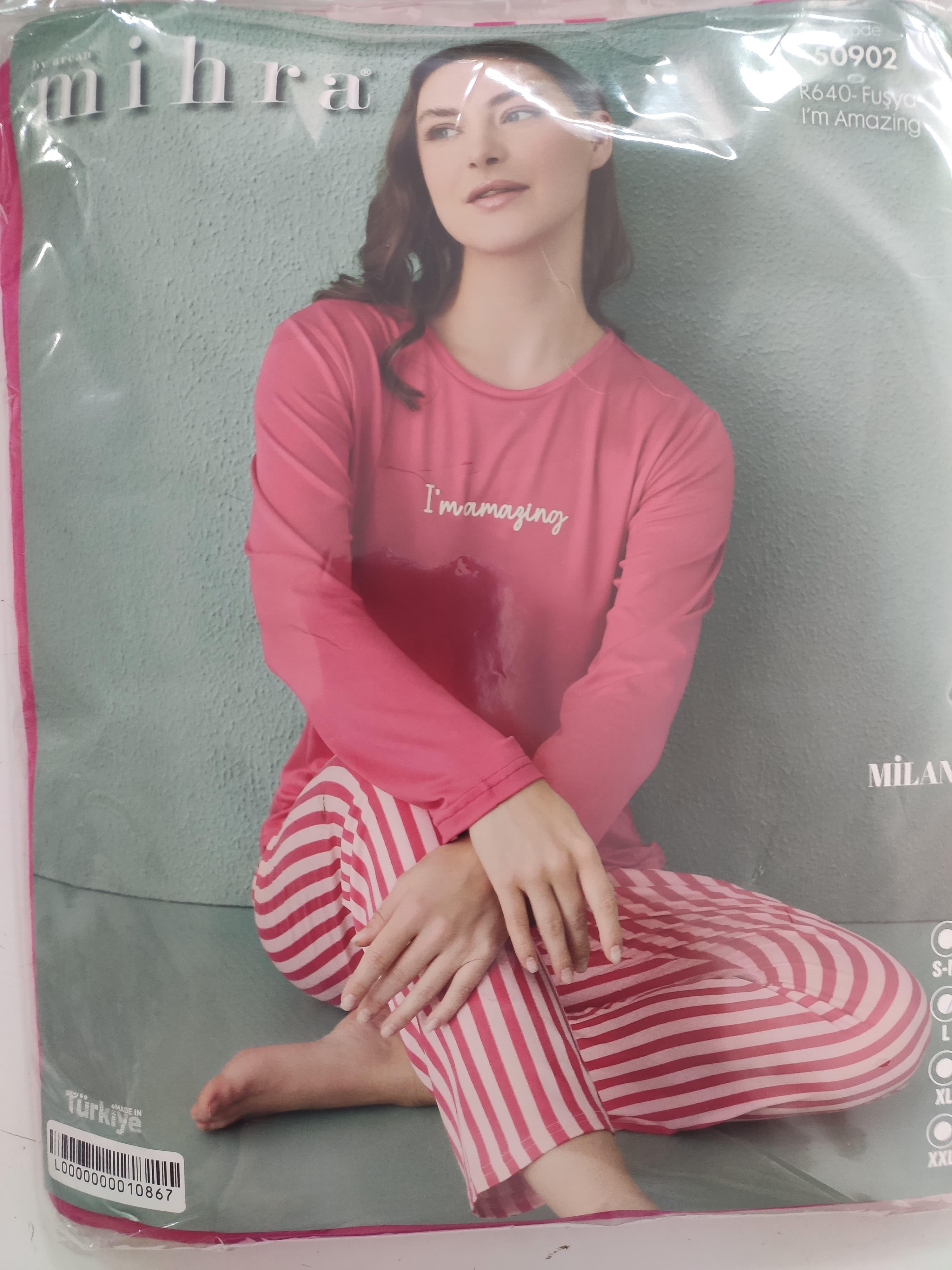 Milan Basic Uzunkol Pijama Takımı  PJT9801