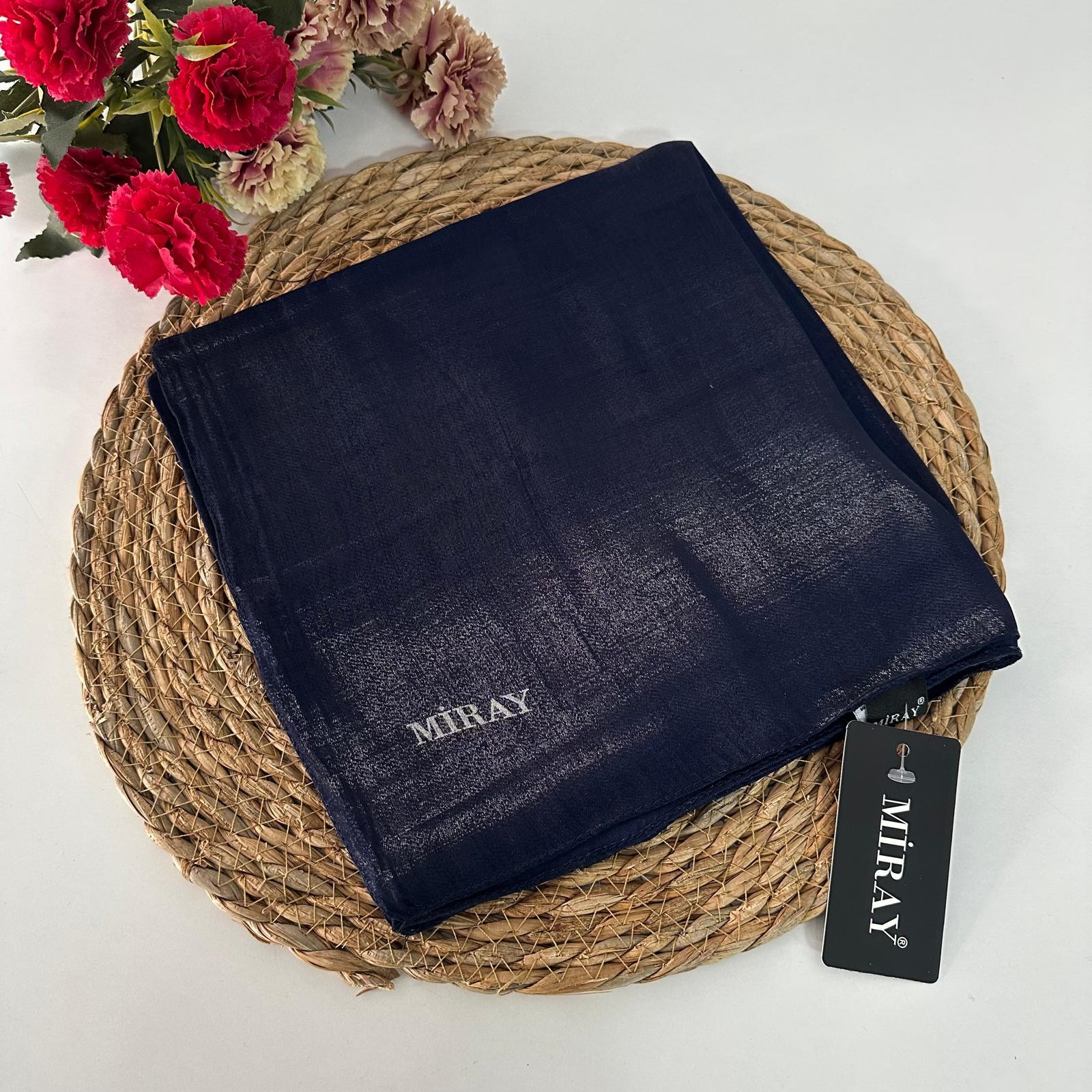 Miray Abiye Premium Eşarp Koyu Lacivert MAE0102