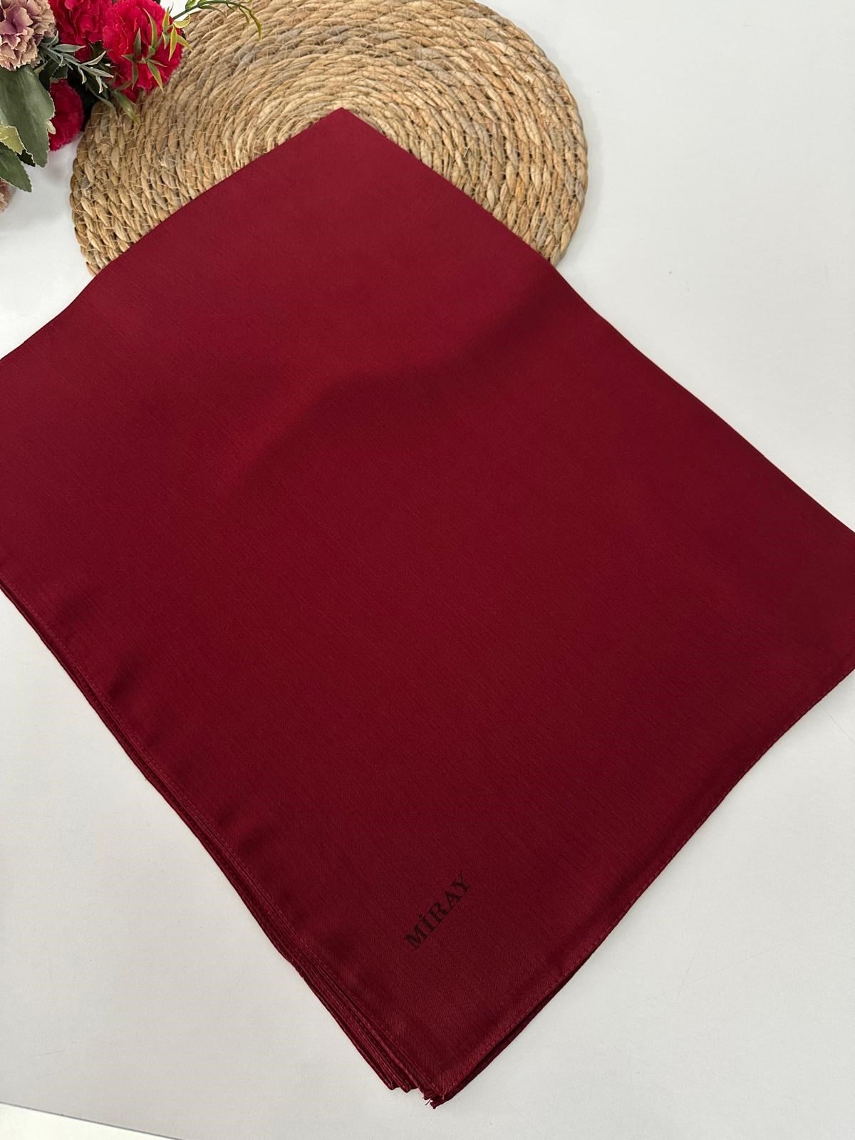 Miray Dubai Şal Bordo  VDZ0102