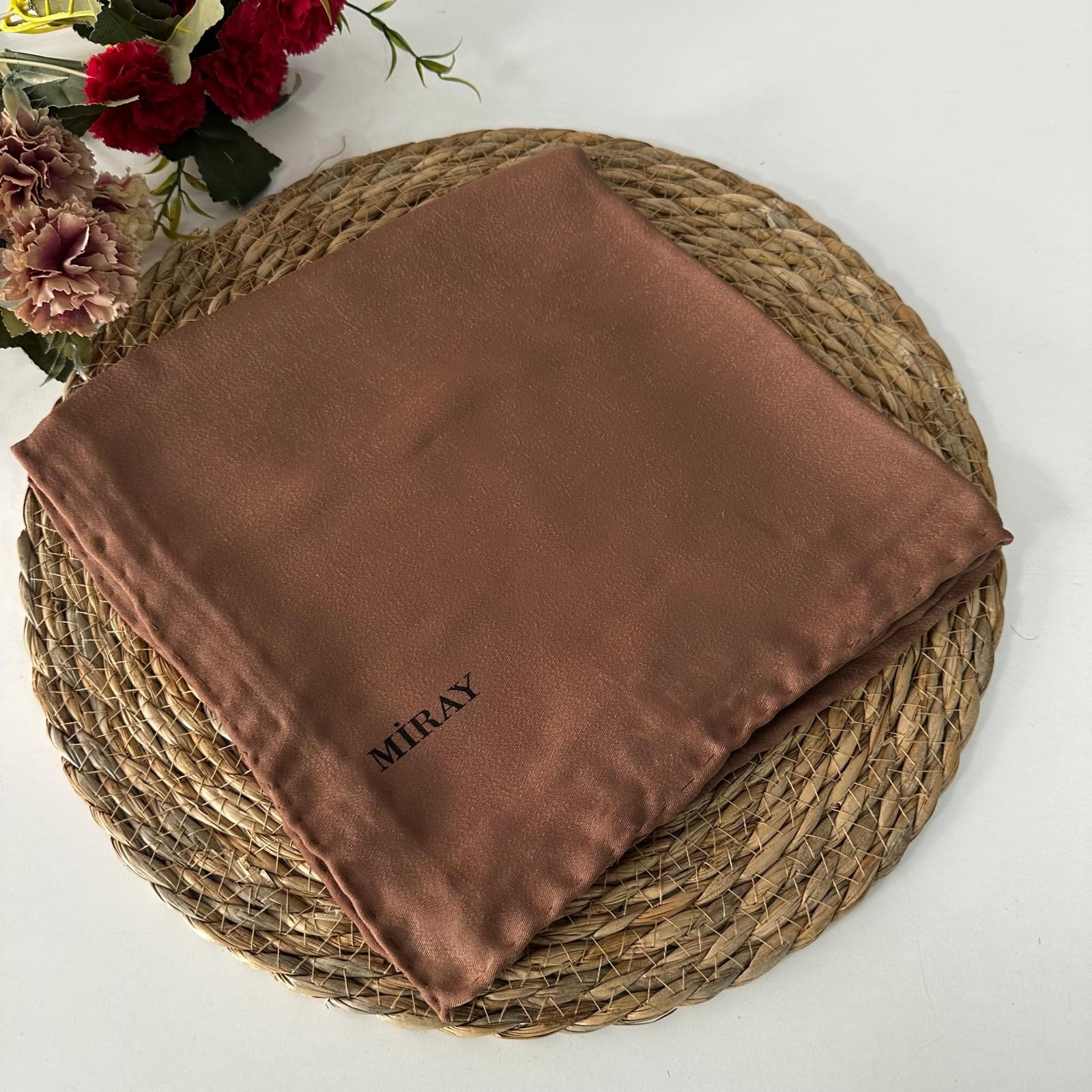 Miray Elegance Eşarp Kahve VTG0119