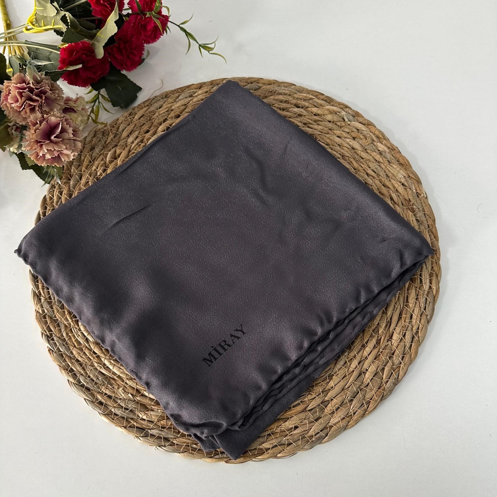 Miray Elegance Eşarp Koyu Gri VTG0121