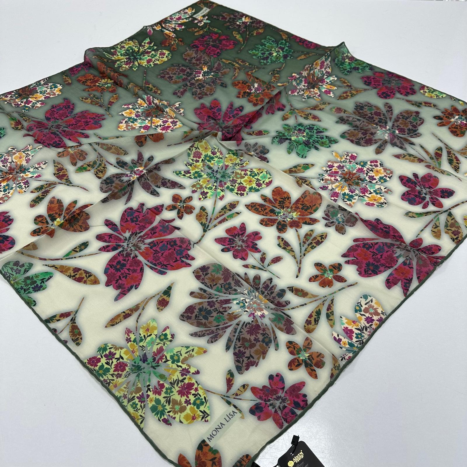 Mona Lisa Soft Pamuklu Eşarp LDFR4603