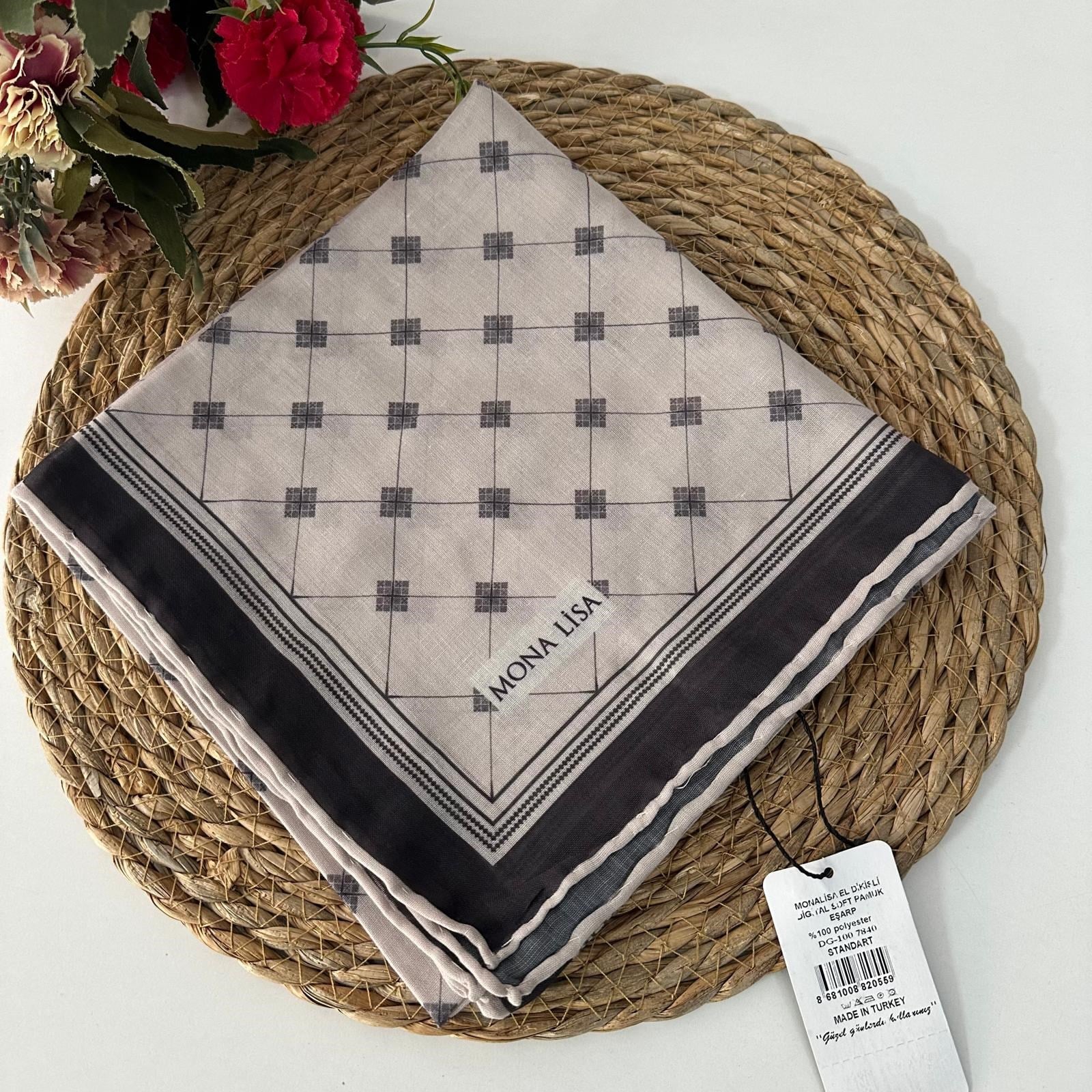 Mona Lisa Soft Pamuklu Eşarp LDFR7006