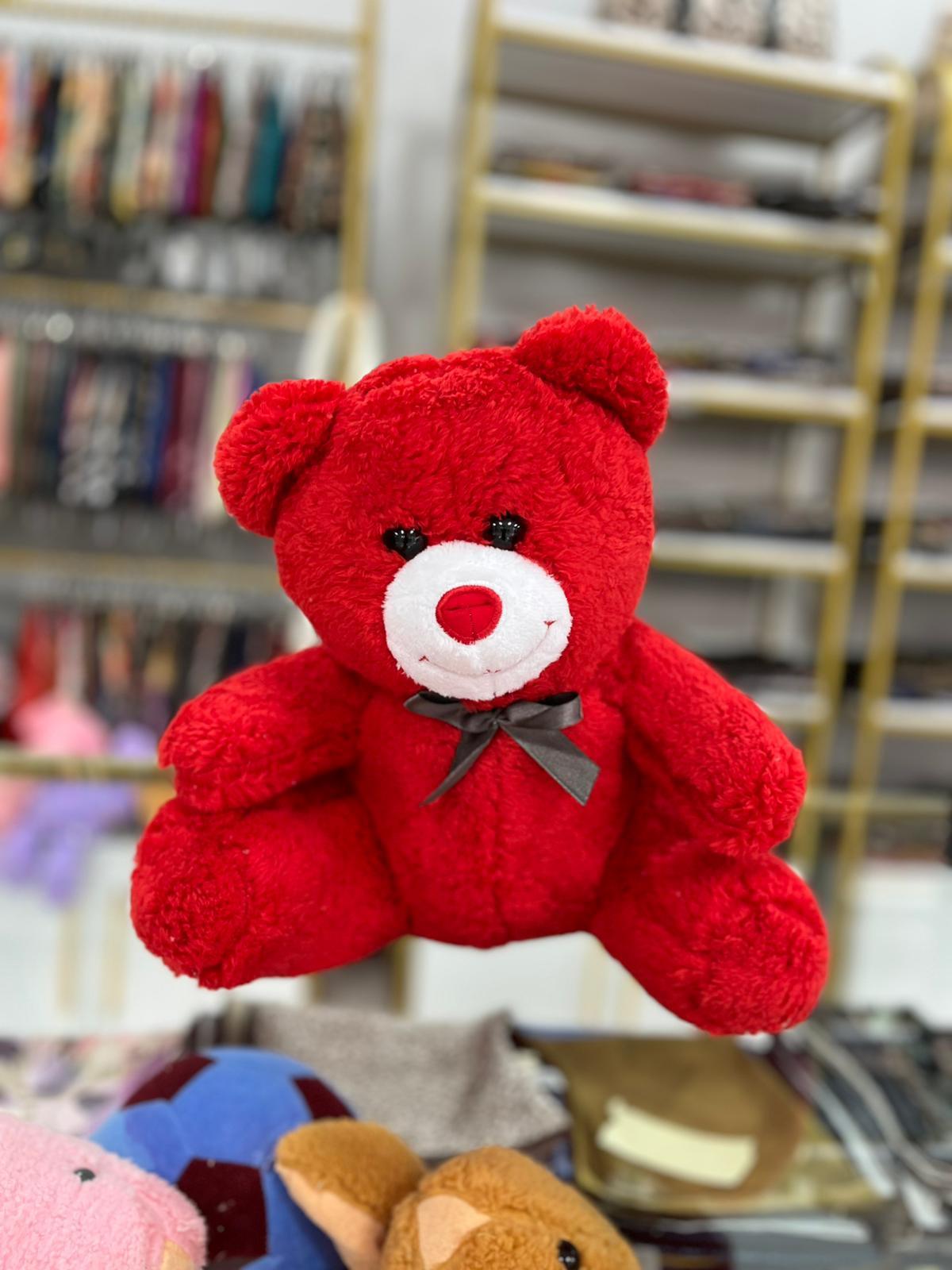 Peluş Ayıcık 35 cm Kırmızı YNC0502
