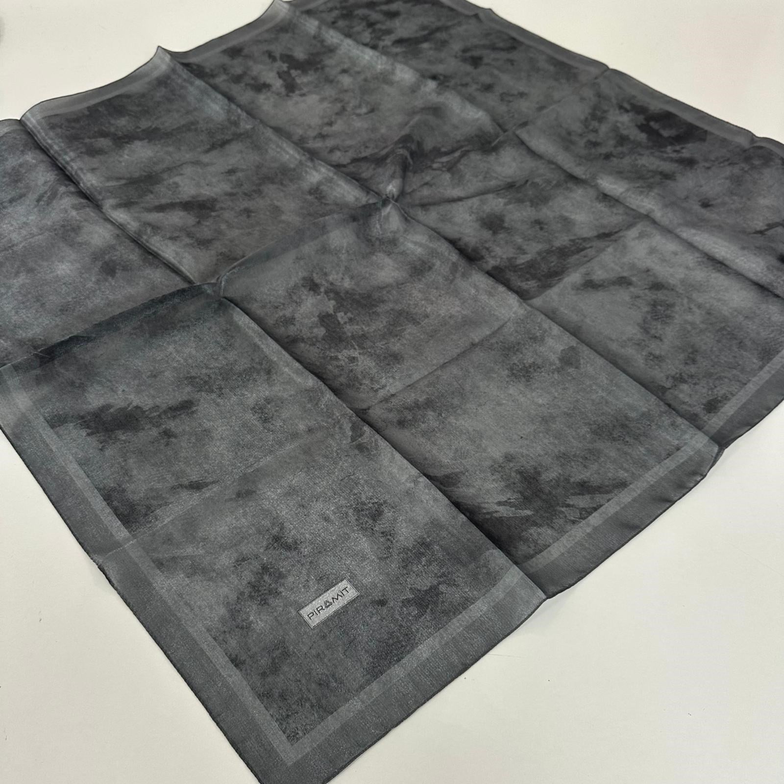 Piramit Desenli Kehribar Eşarp LTP0522