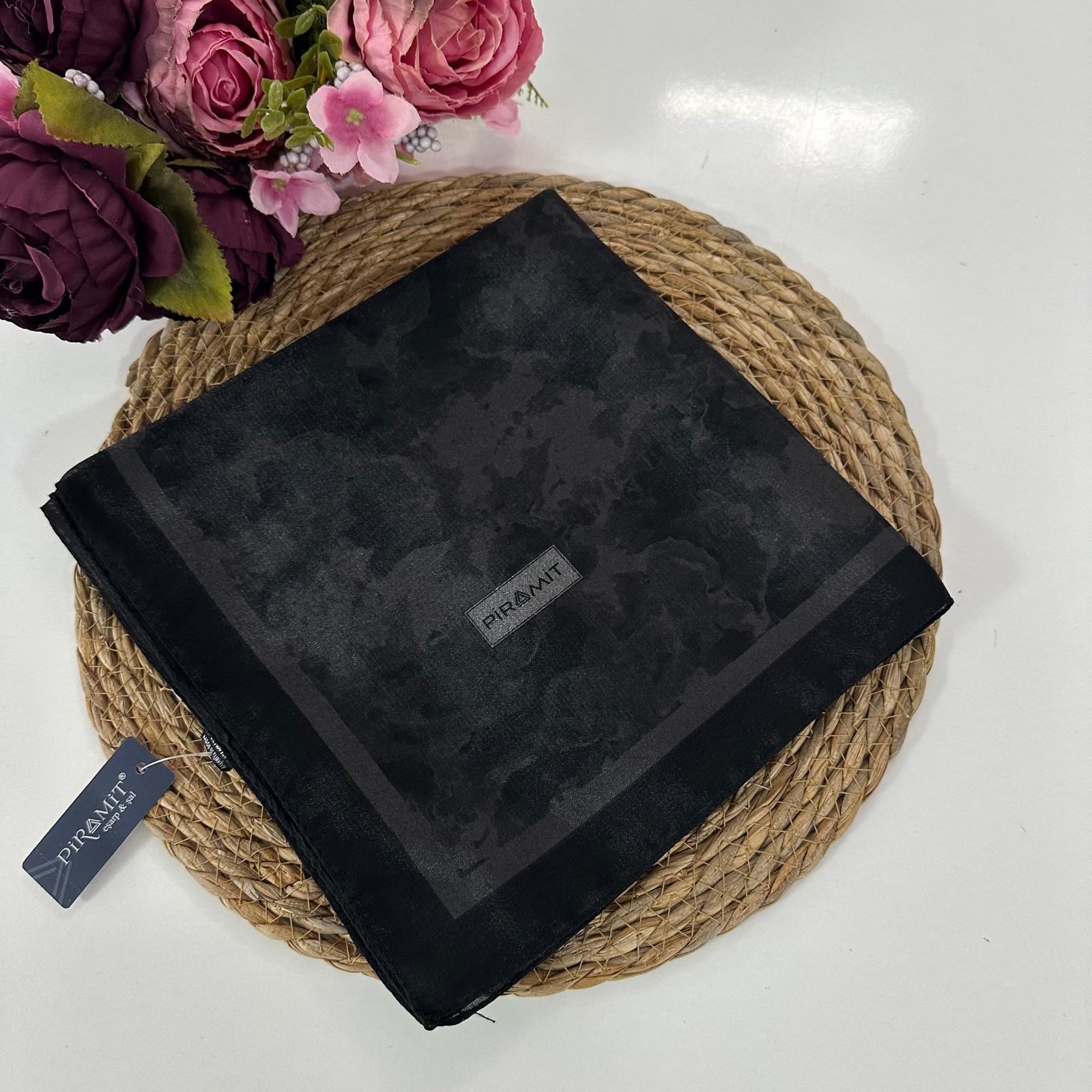 Piramit Desenli Kehribar Eşarp LTP0601