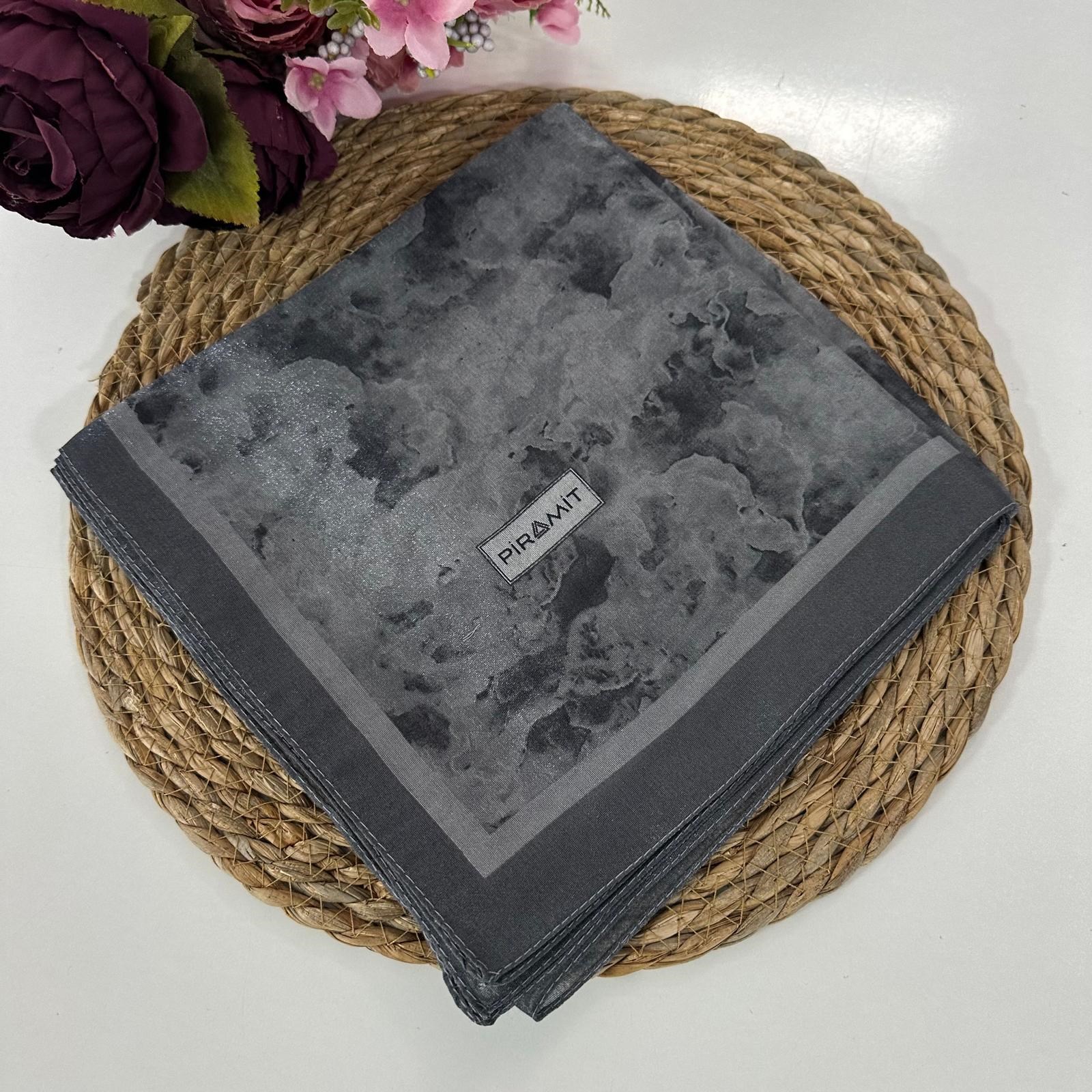 Piramit Desenli Kehribar Eşarp LTP0603