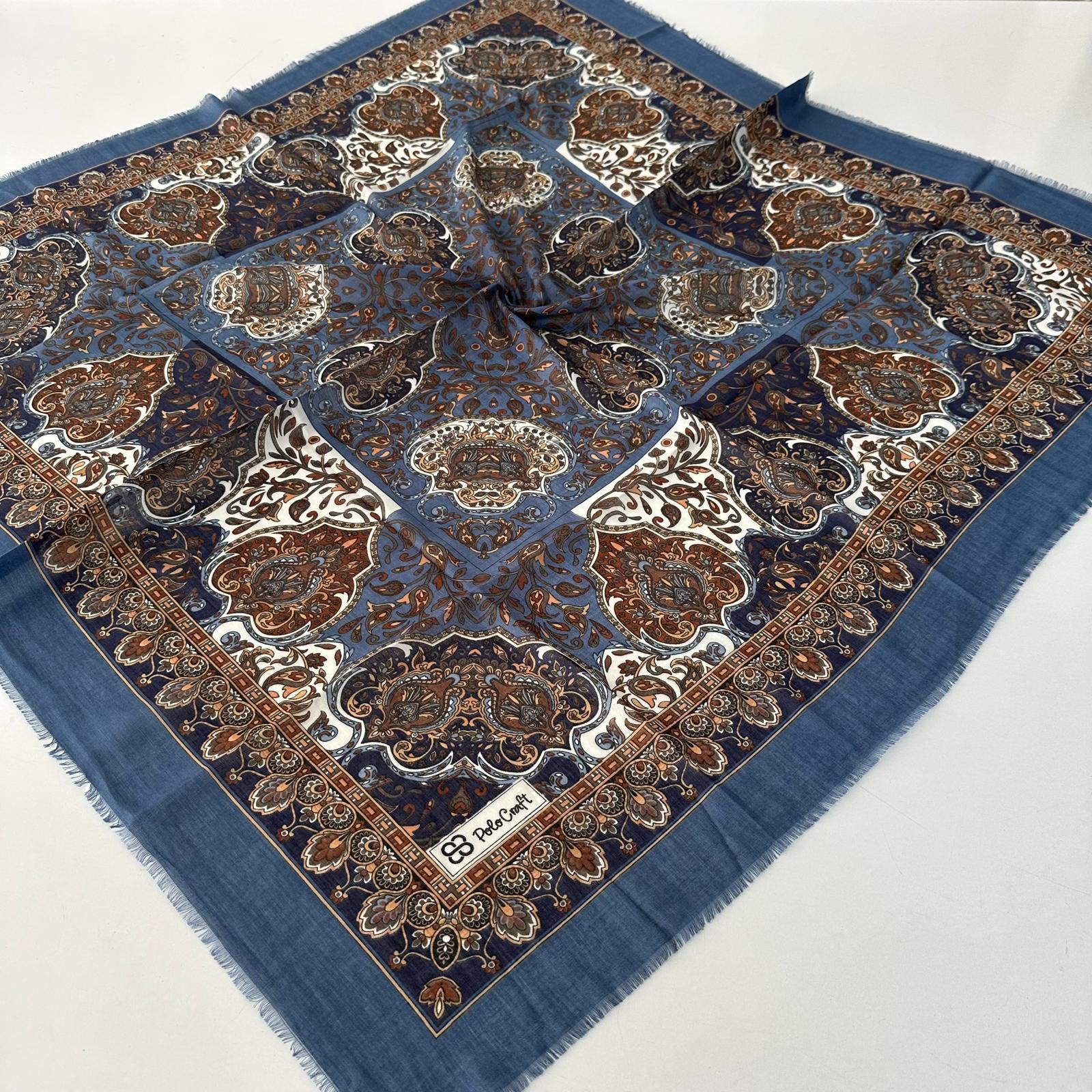 Polo Craft Yazlık Çekme Koton Eşarp Çiçekli PRC0710