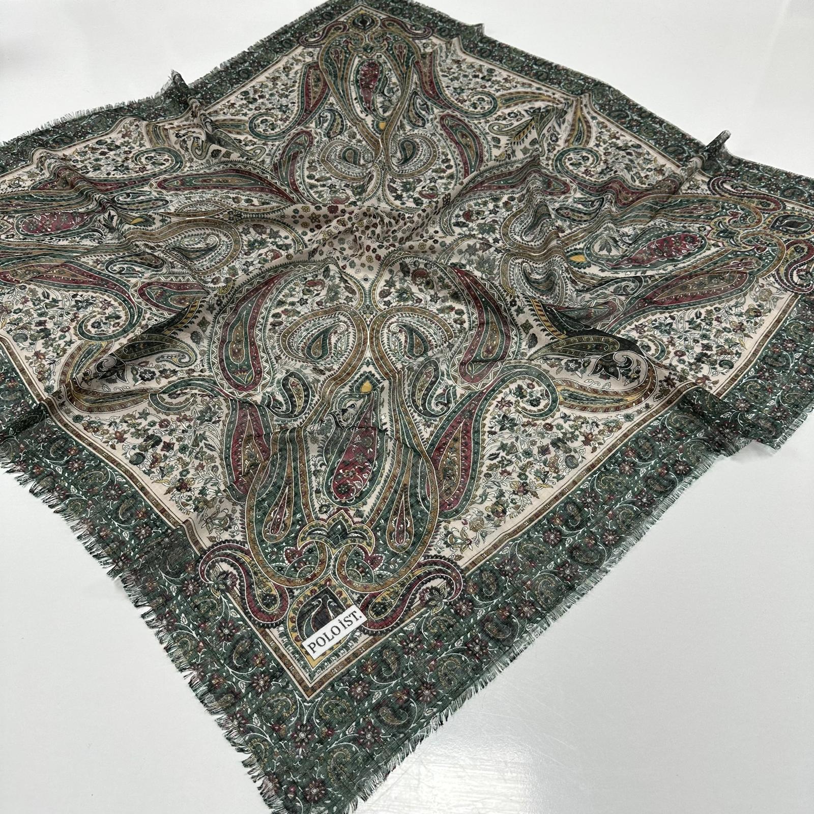 Polo İst. Pamuklu Flamlı Eşarp PFW2804
