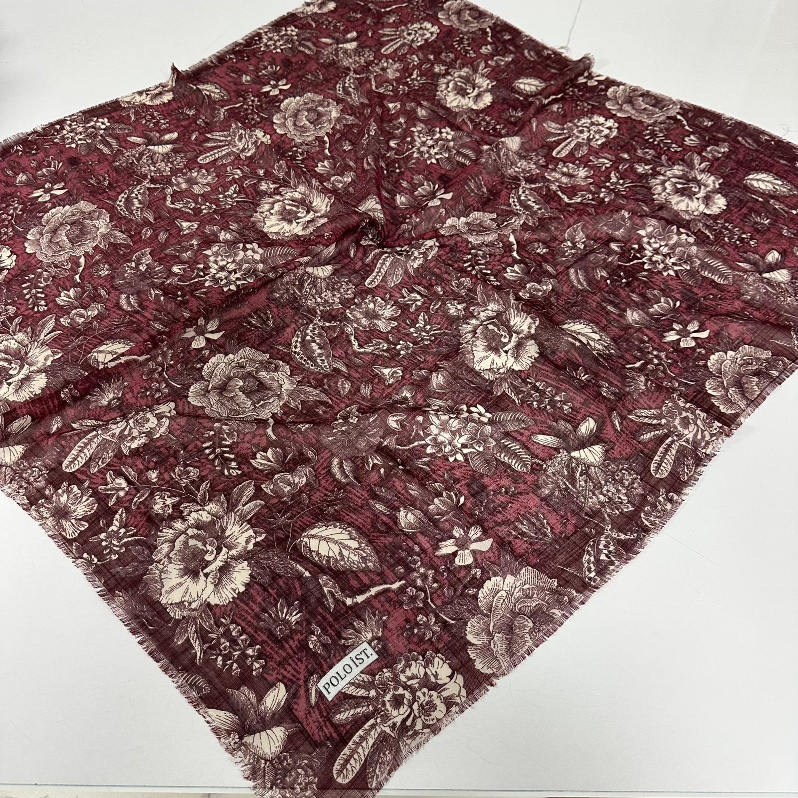 Polo İst. Pamuklu Flamlı Eşarp PFW3408