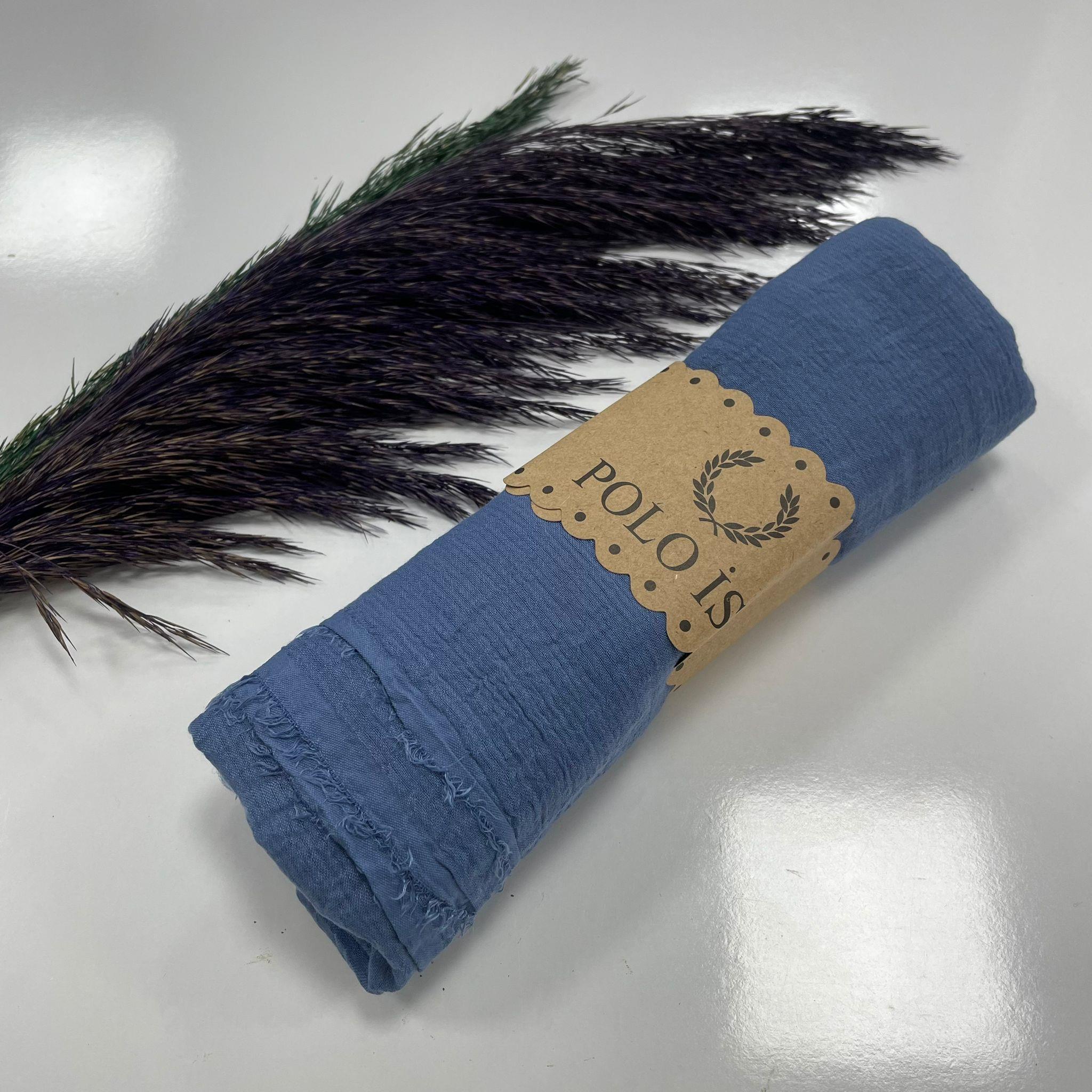 Polo İst. Line Bürümcük Şal Kot Mavisi LBR08