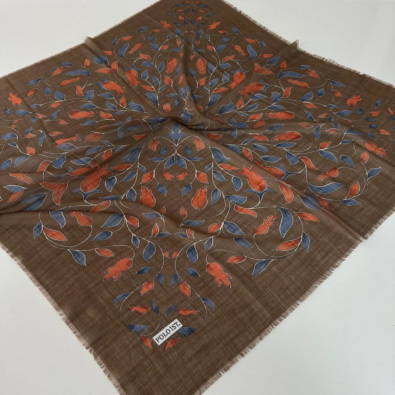 Polo İst. Pamuklu Flamlı Eşarp PFW3908