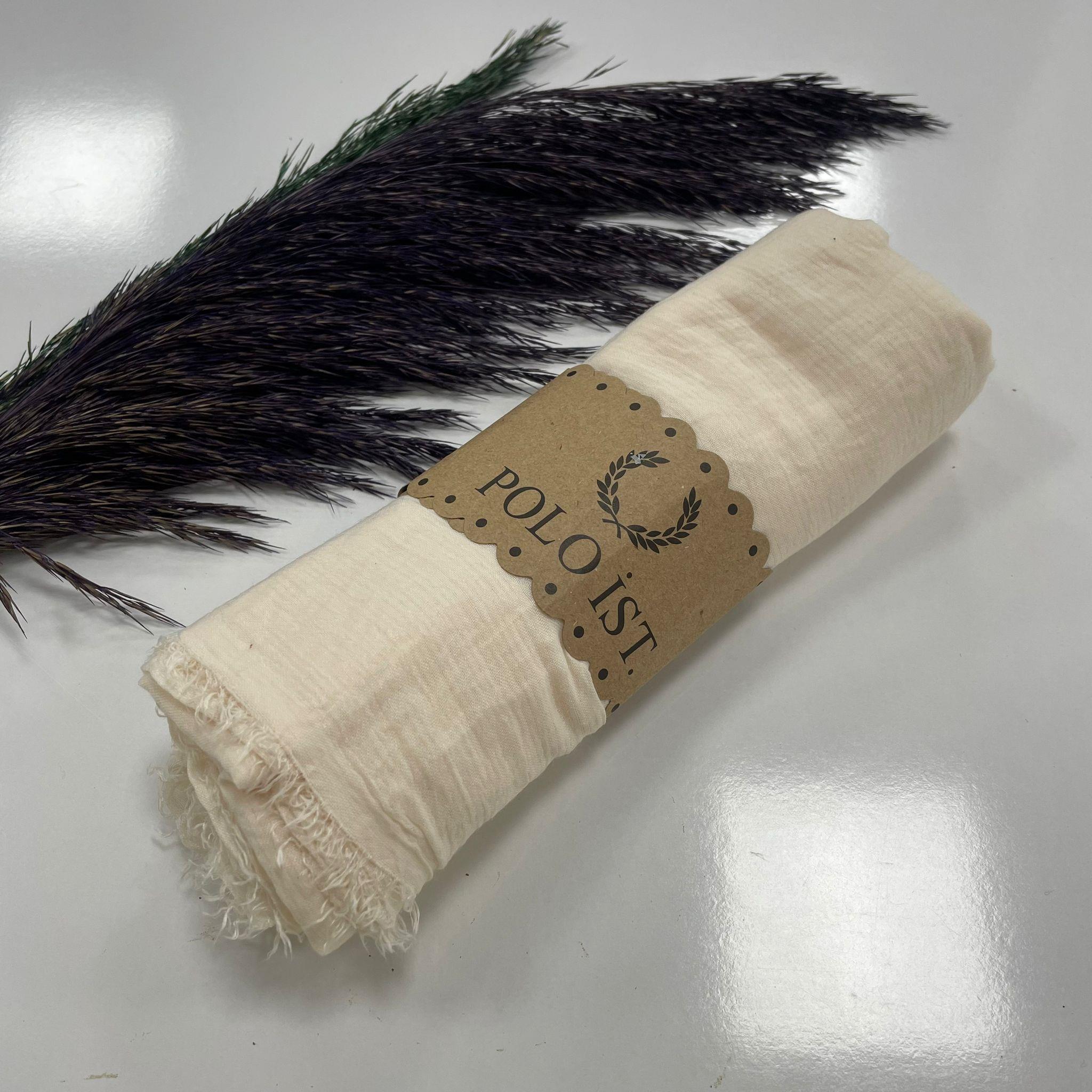 Polo İst. Line Bürümcük Şal Krem LBR07