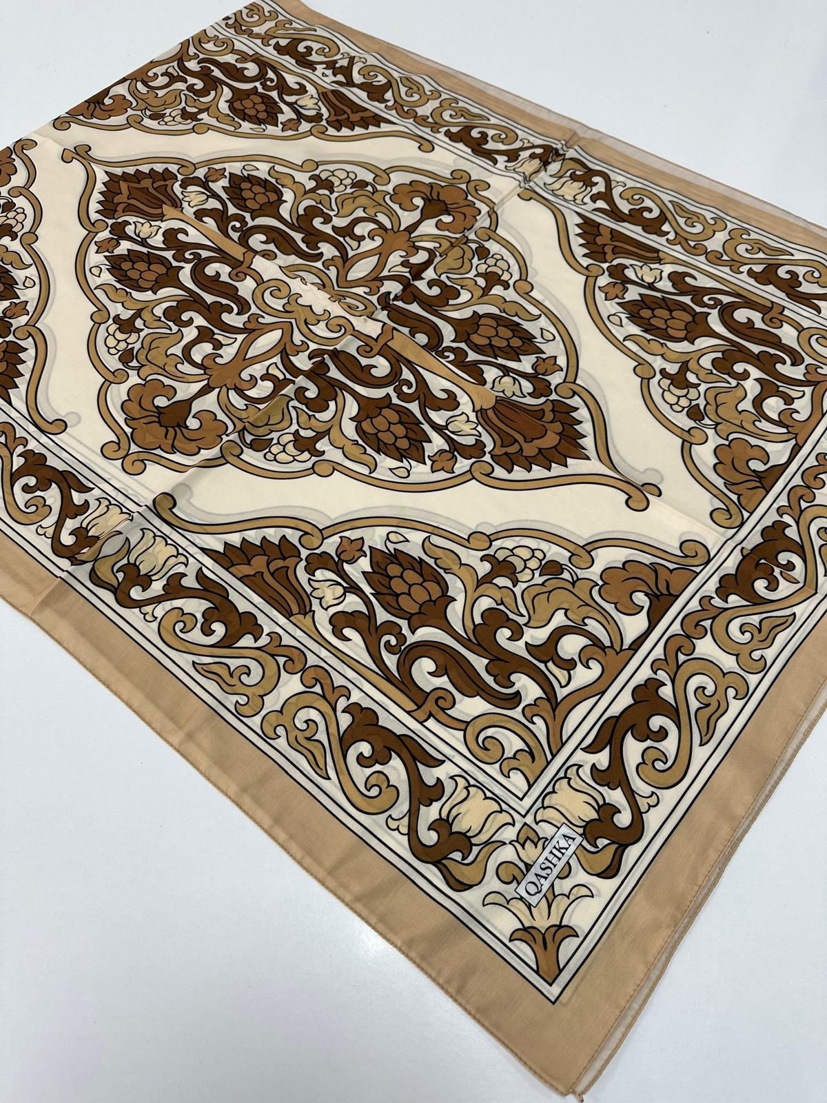 QASHKA Soft Pamuklu Şal Etro Desen LBD0704