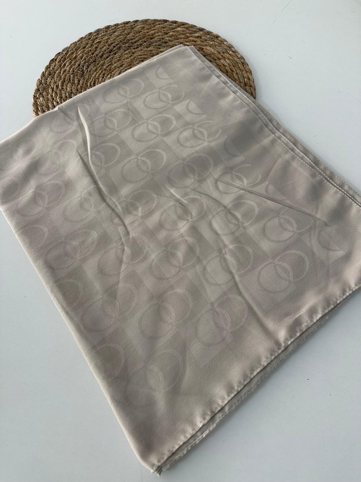 QASHKA Soft Pamuklu Şal Halka Desen LBD3504