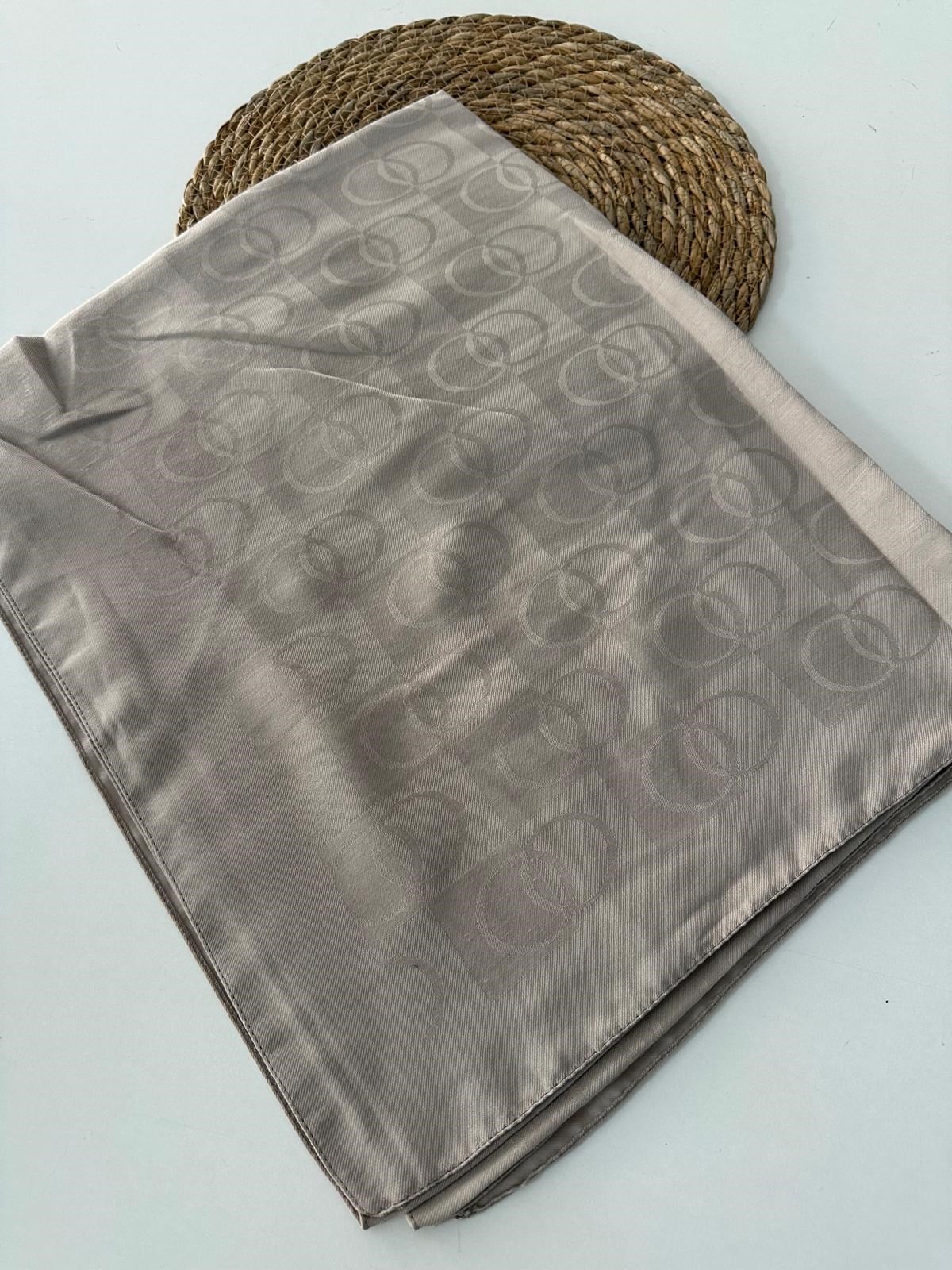 QASHKA Soft Pamuklu Şal Halka Desen LBD3506