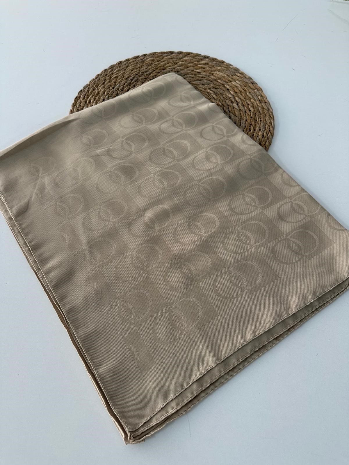 QASHKA Soft Pamuklu Şal Halka Desen LBD3516