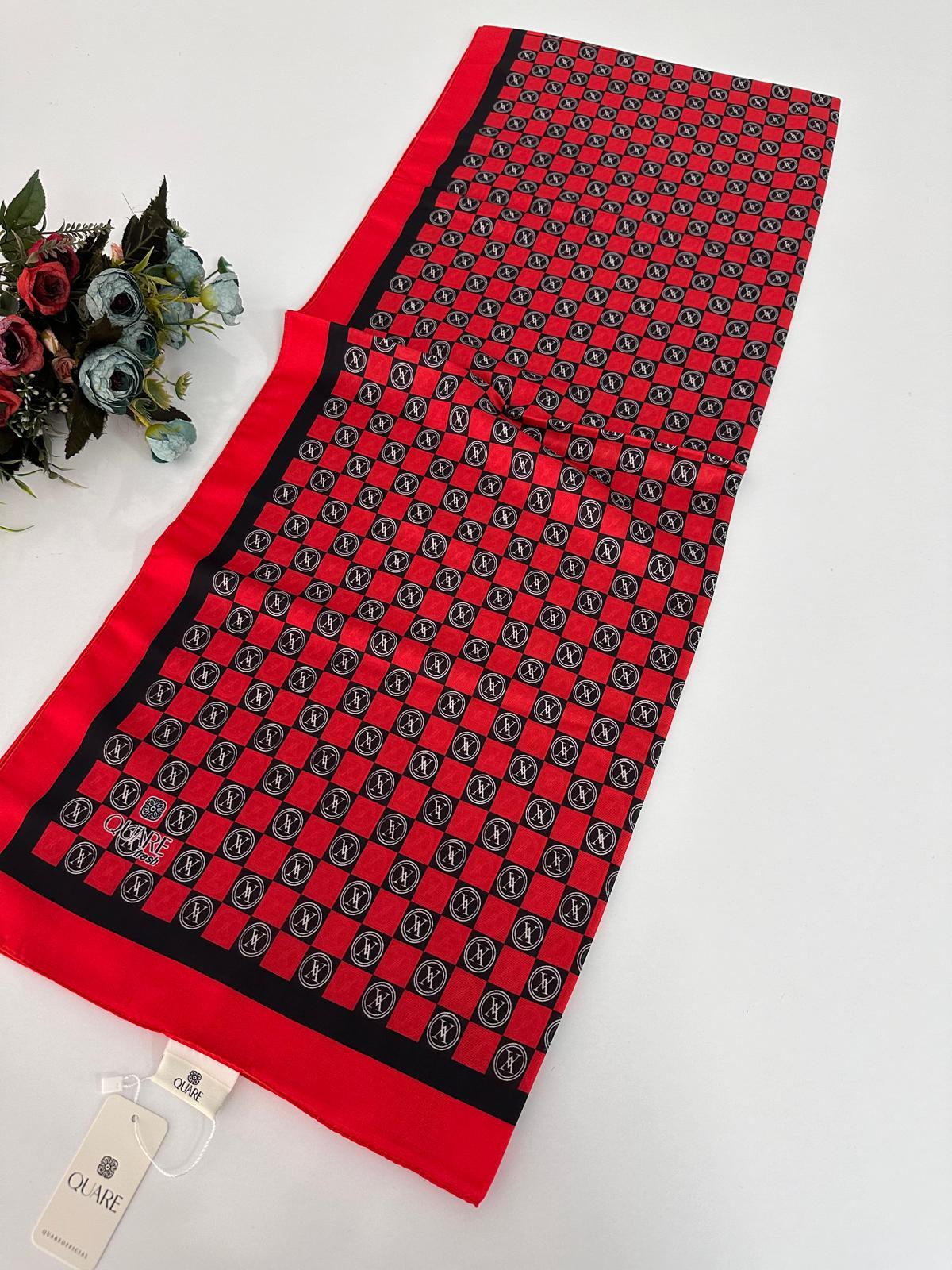 Quare Soft Pamuklu Desenli Şal LDSQ1201