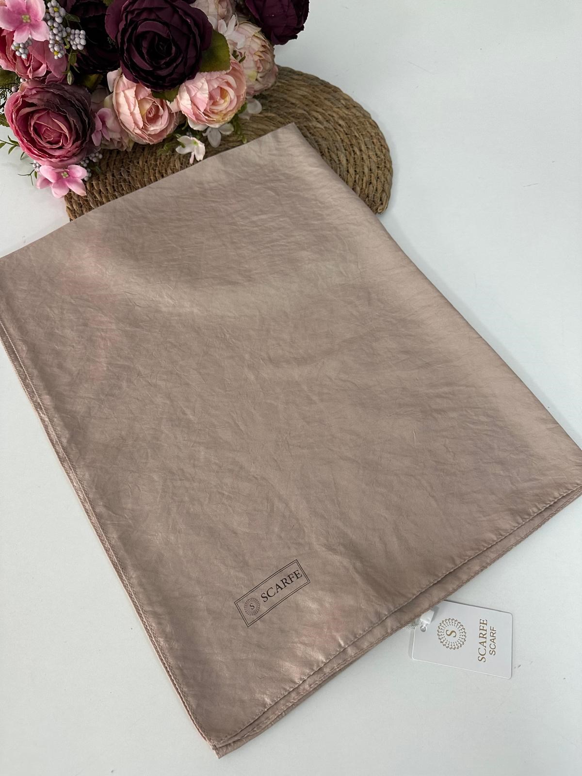Scarfe Vual Şal Açık Vizon VH0428