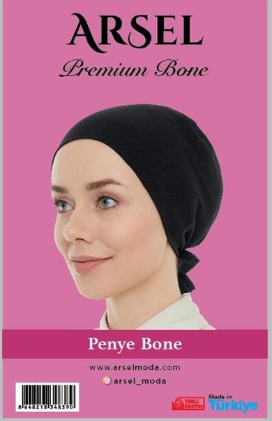 ArSel Dikişsiz Düz Bone Siyah