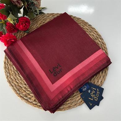Levidor Kehribar Eşarp Bordo LTR0208