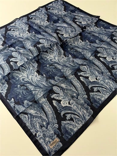 Mavi İpek Natural Soft Eşarp LGC0312