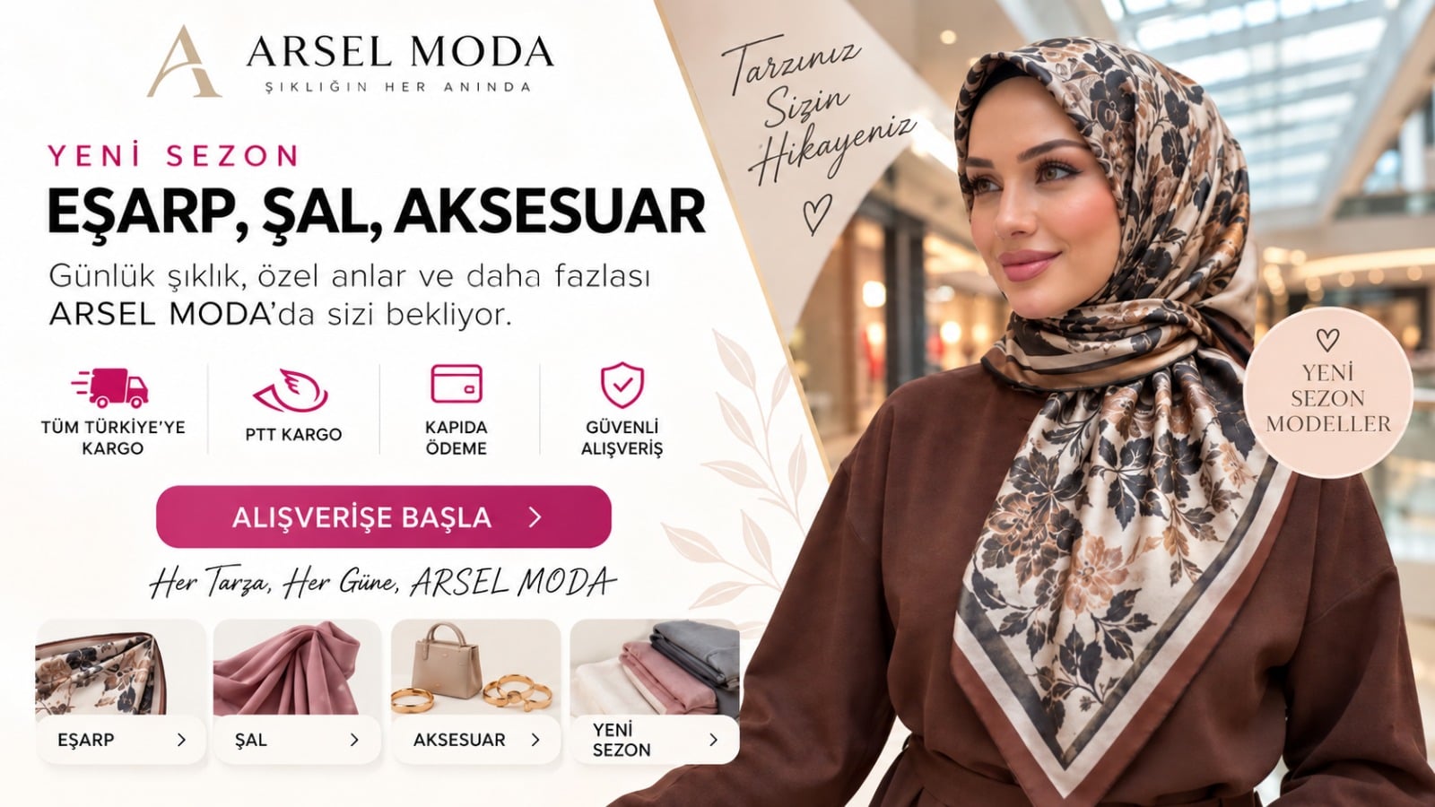 Arsel Moda toptan eşarp ve şal