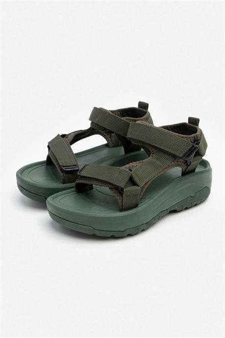 Beyond Kadın Haki Berlin Düz Cırtlı Outdoor Trekking Sandalet BYNDHVSC01