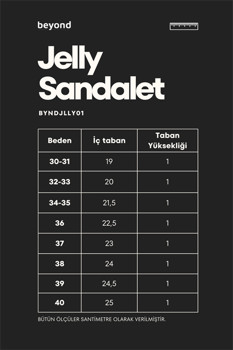 Beyond Kadın Mat Gül Kurusu Jelly Sandalet BYNDJLLY01