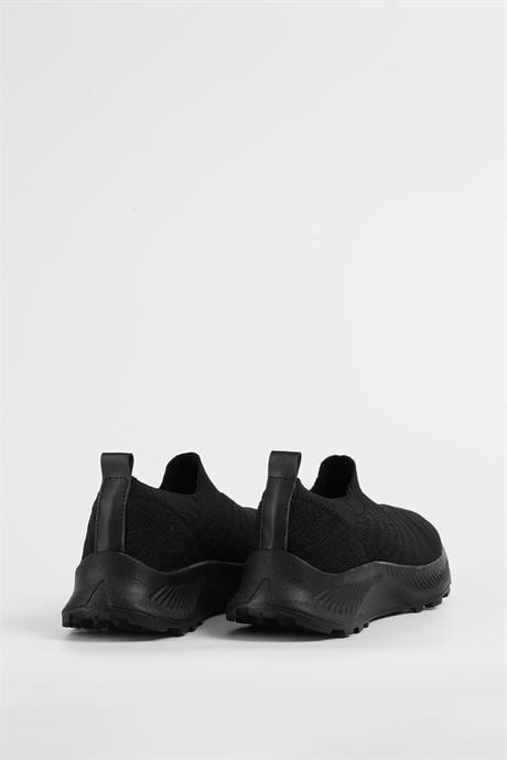 Beyond Kadın Siyah Triko Sneaker BYNDSNKK30