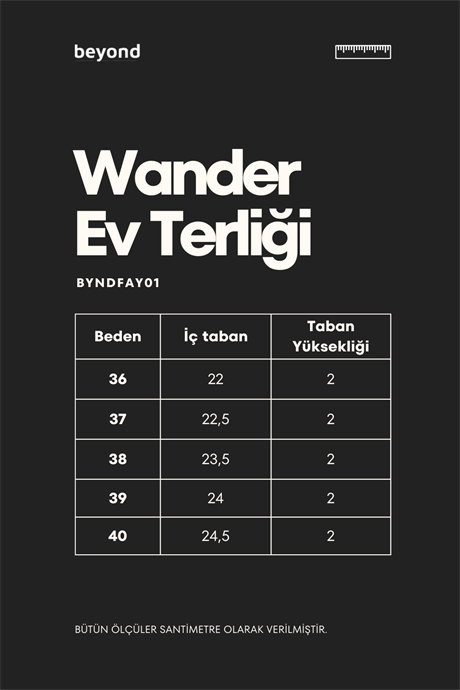 Beyond Unisex Beyaz Wander Mat Faylon Taban İçi Kürklü Ev Terliği 4cm BYNDFAY01