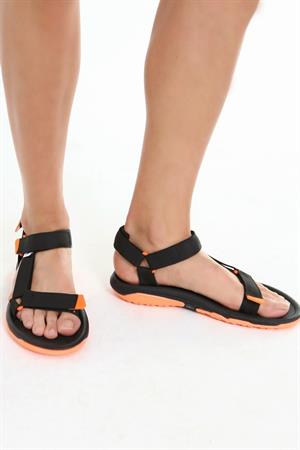 Fx Siyah-turuncu Erkek Cırtlı Trekking Sandalet