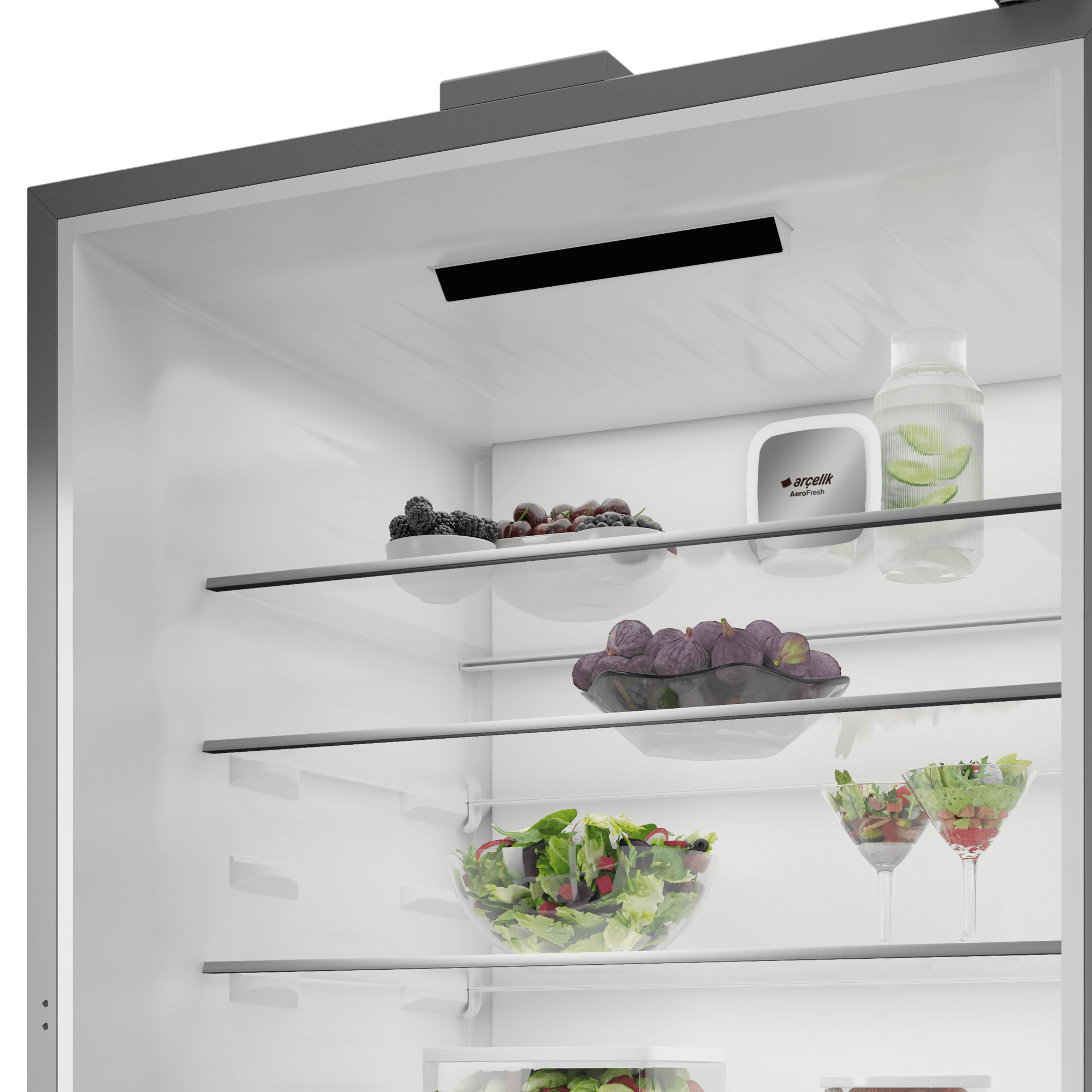 Arçelik 278551 EBC AI Fit Yapay Zeka Teknolojili Alttan Donduruculu Buzdolabı