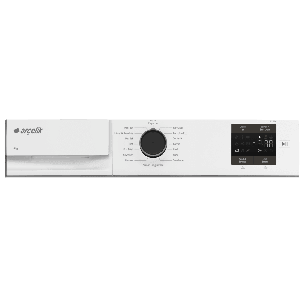 Arçelik 801 KMX 8 Kg Kurutma Makinesi
